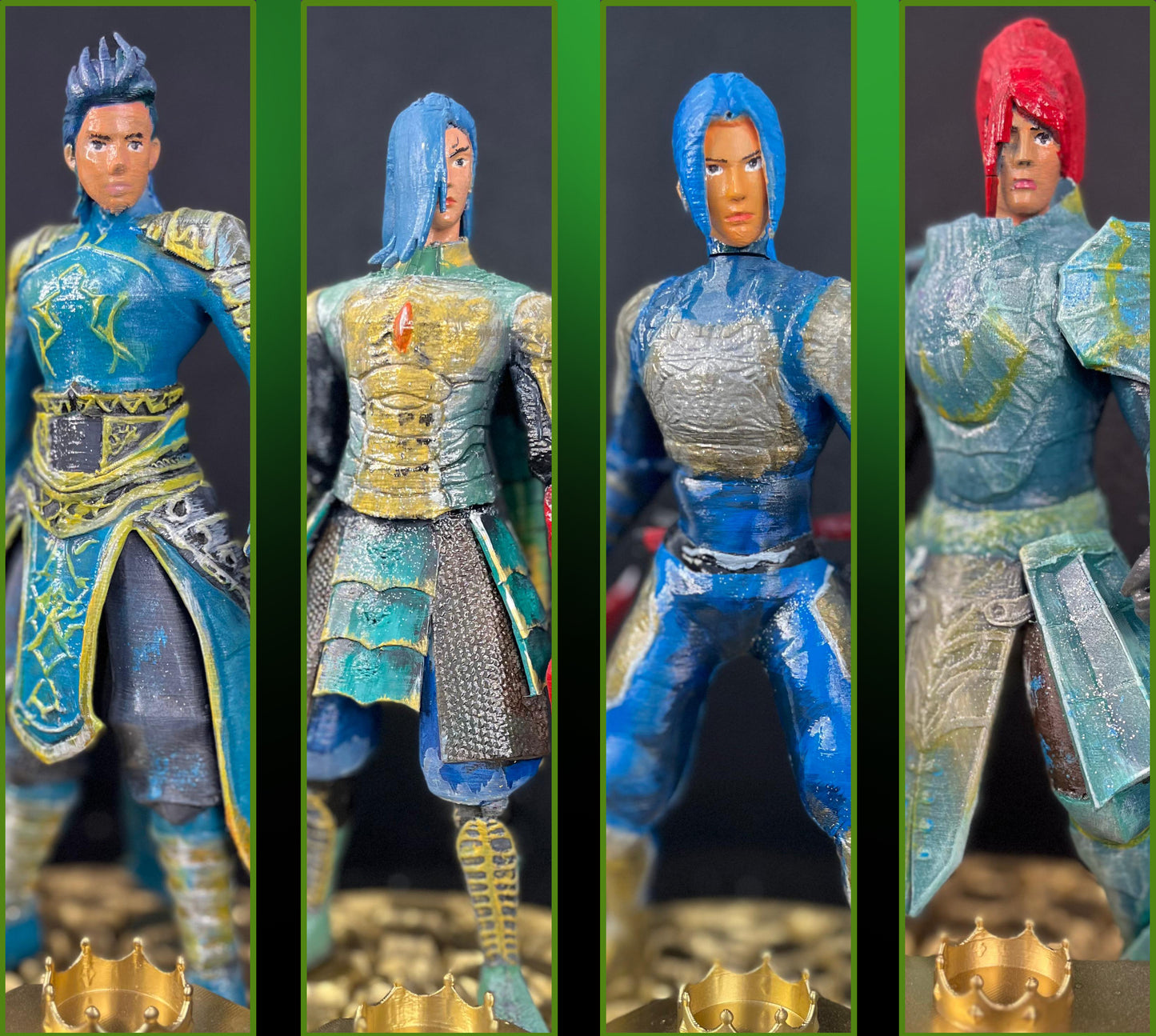 PACKAGE OF 4 - No Lycan (Blue or Black Armour)