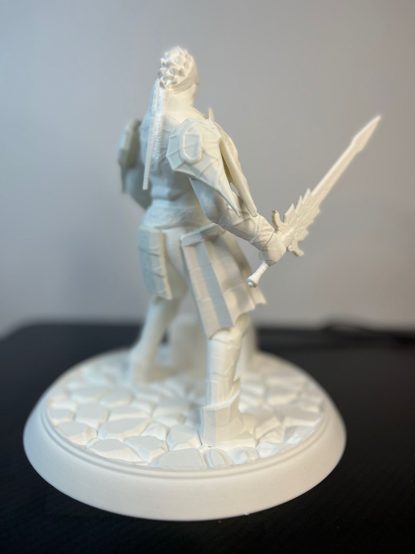 Warrior Trophy Blue Steel Armour