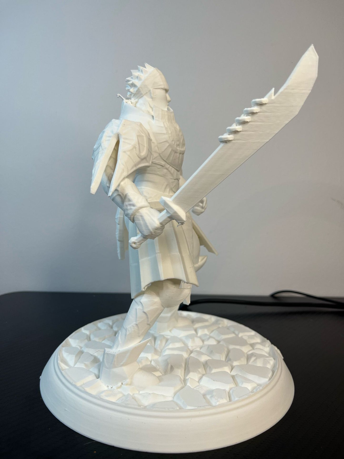 Warrior Trophy Blue Steel Armour