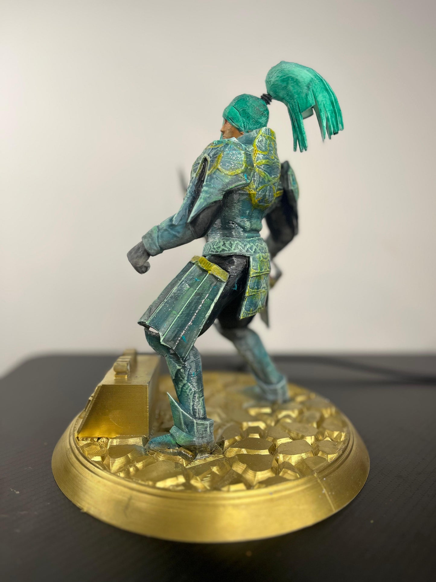 Warrior Trophy Blue Steel Armour