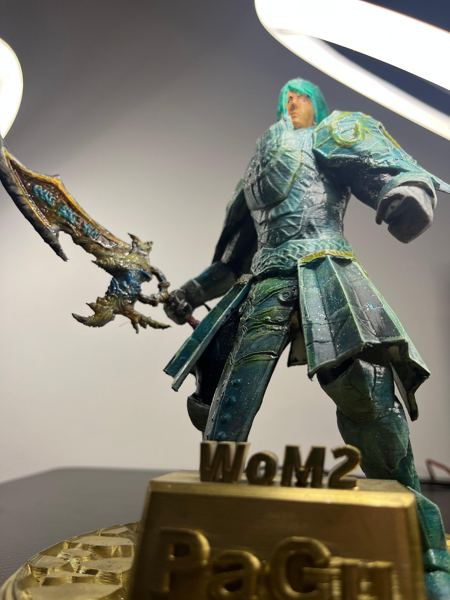 Warrior Trophy Blue Steel Armour