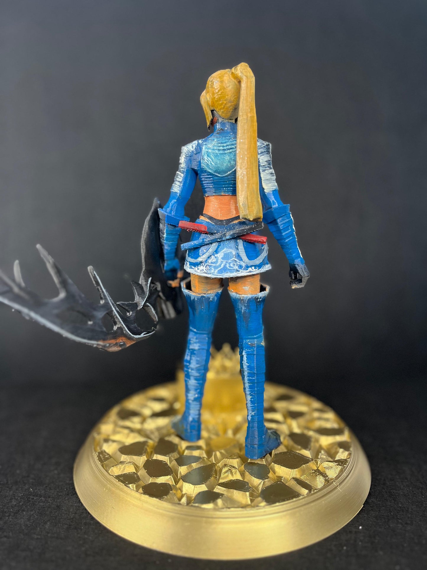Ninja Female Trophy Blue Suit