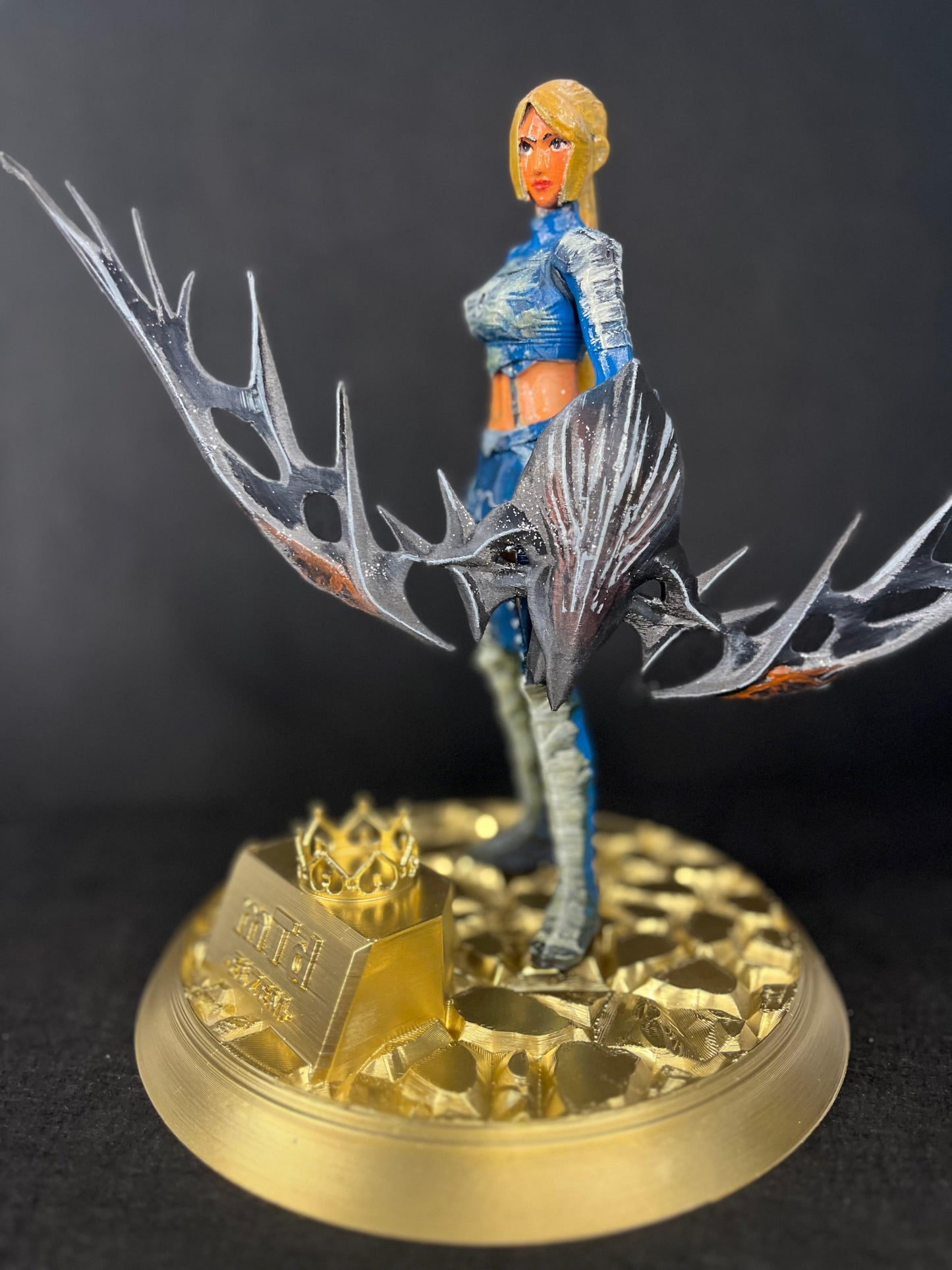 Ninja Female Trophy Blue Suit
