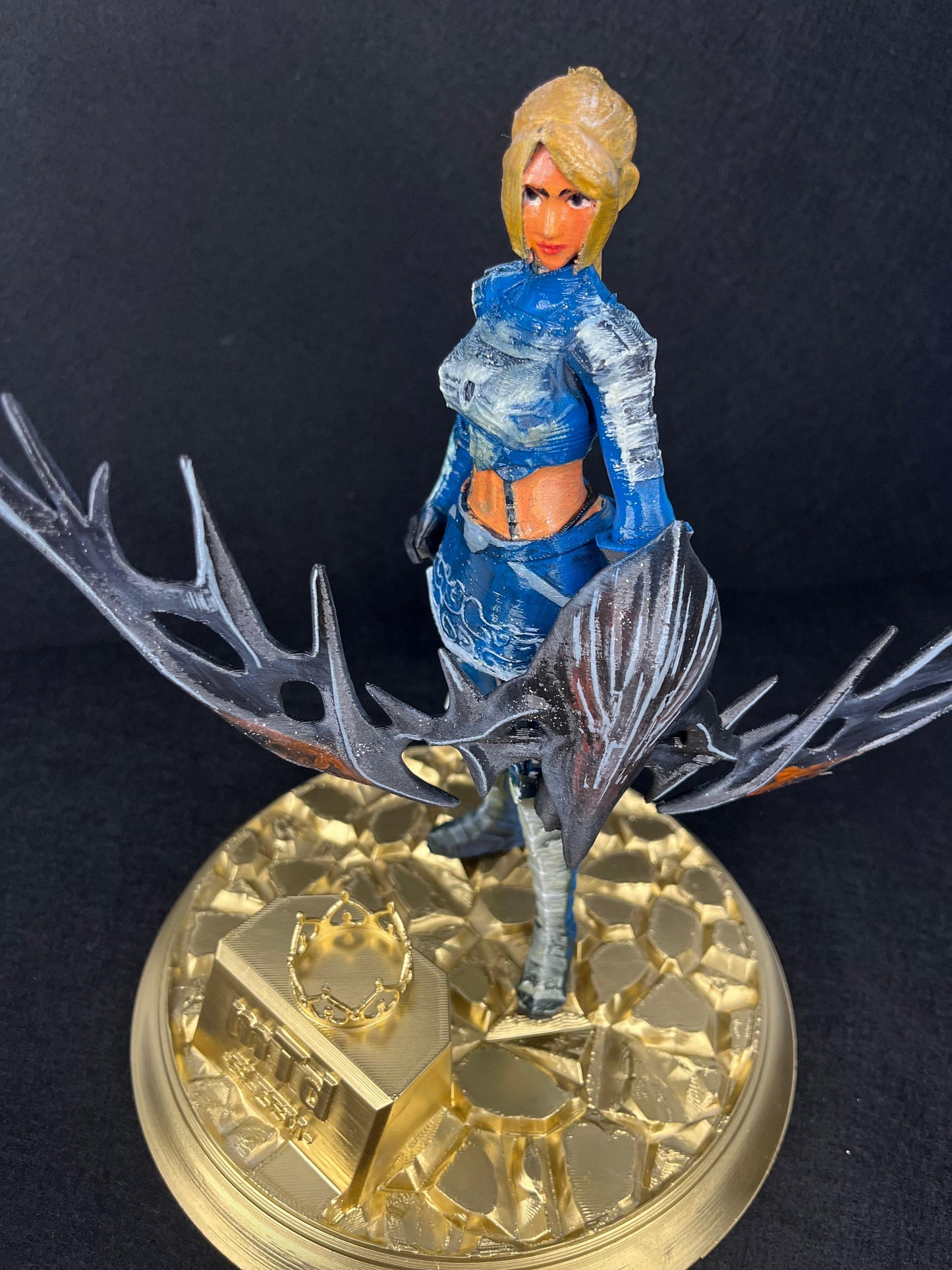 Ninja Female Trophy Blue Suit