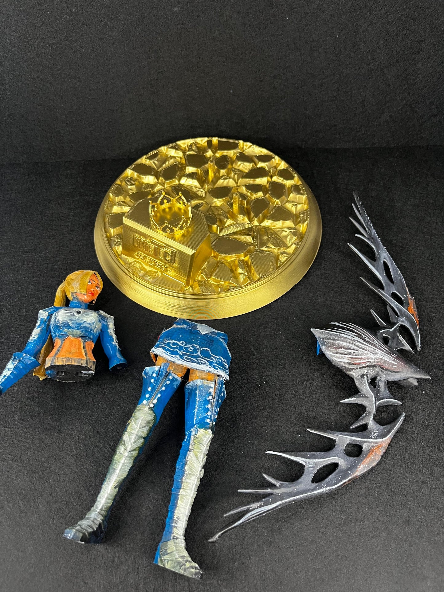 Ninja Female Trophy Blue Suit