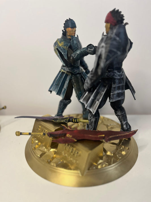 Warriors Shaking Hands