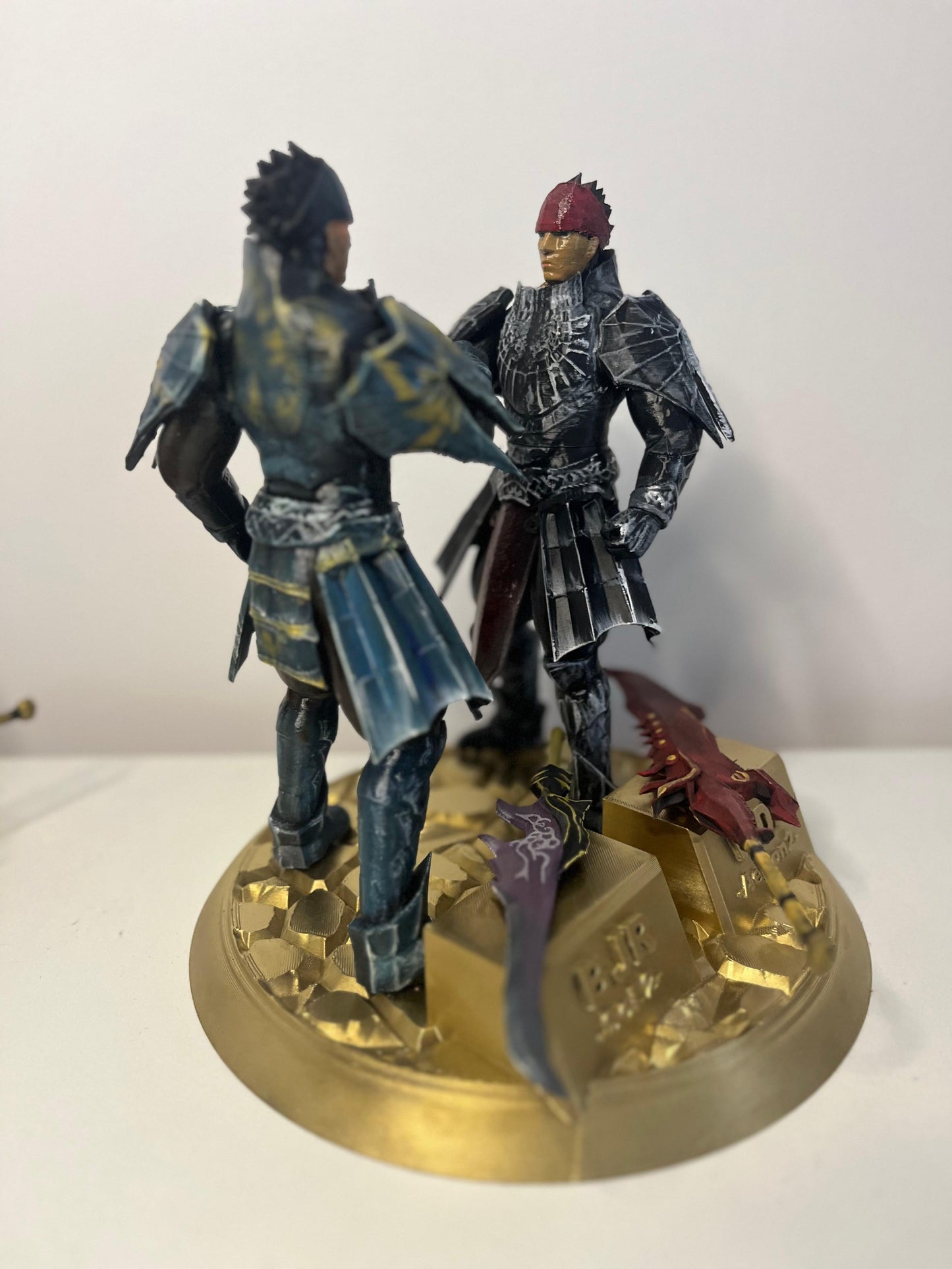 Warriors Shaking Hands