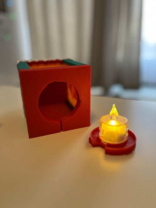 Christmas Minecraft Lamp