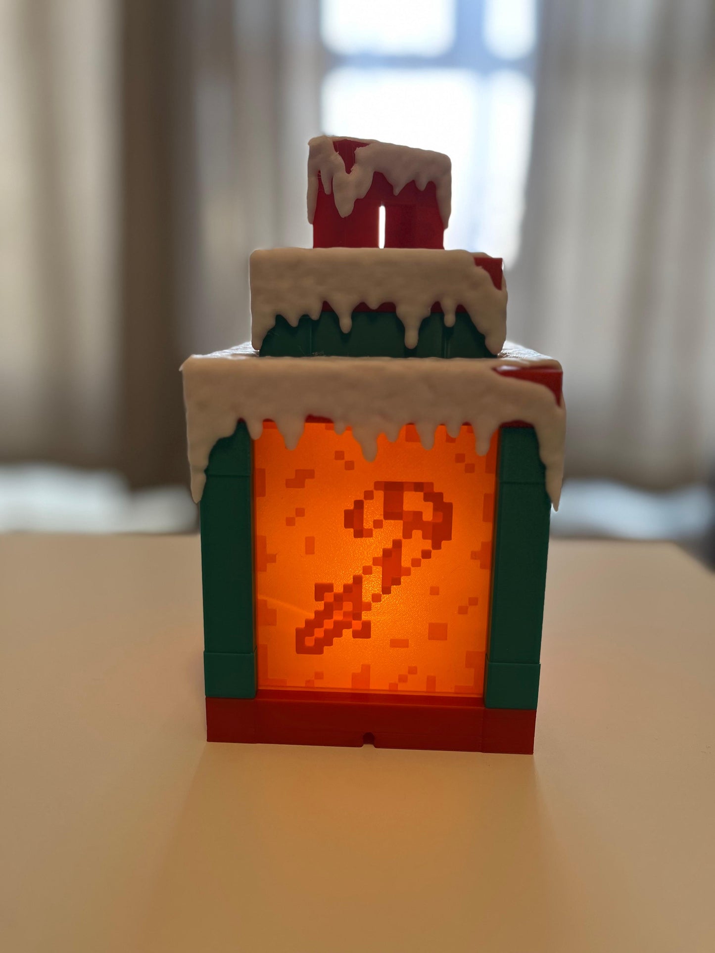 Christmas Minecraft Lamp