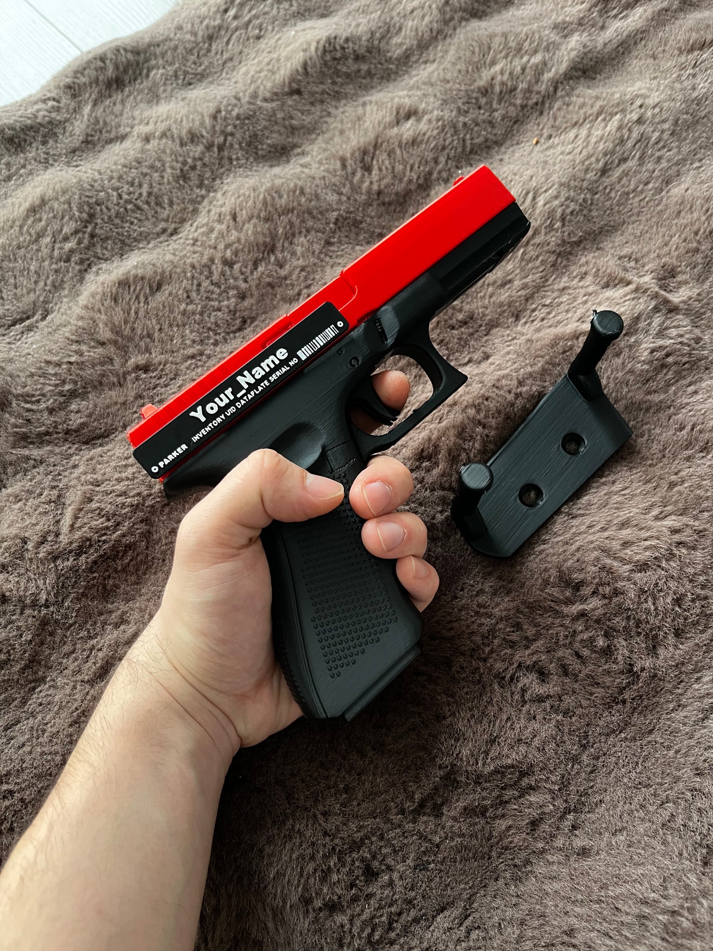 Candy Red Glock Toy