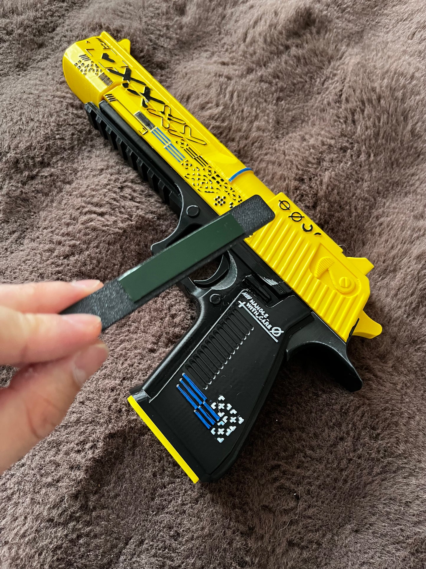 Yellow Print Deagle Toy