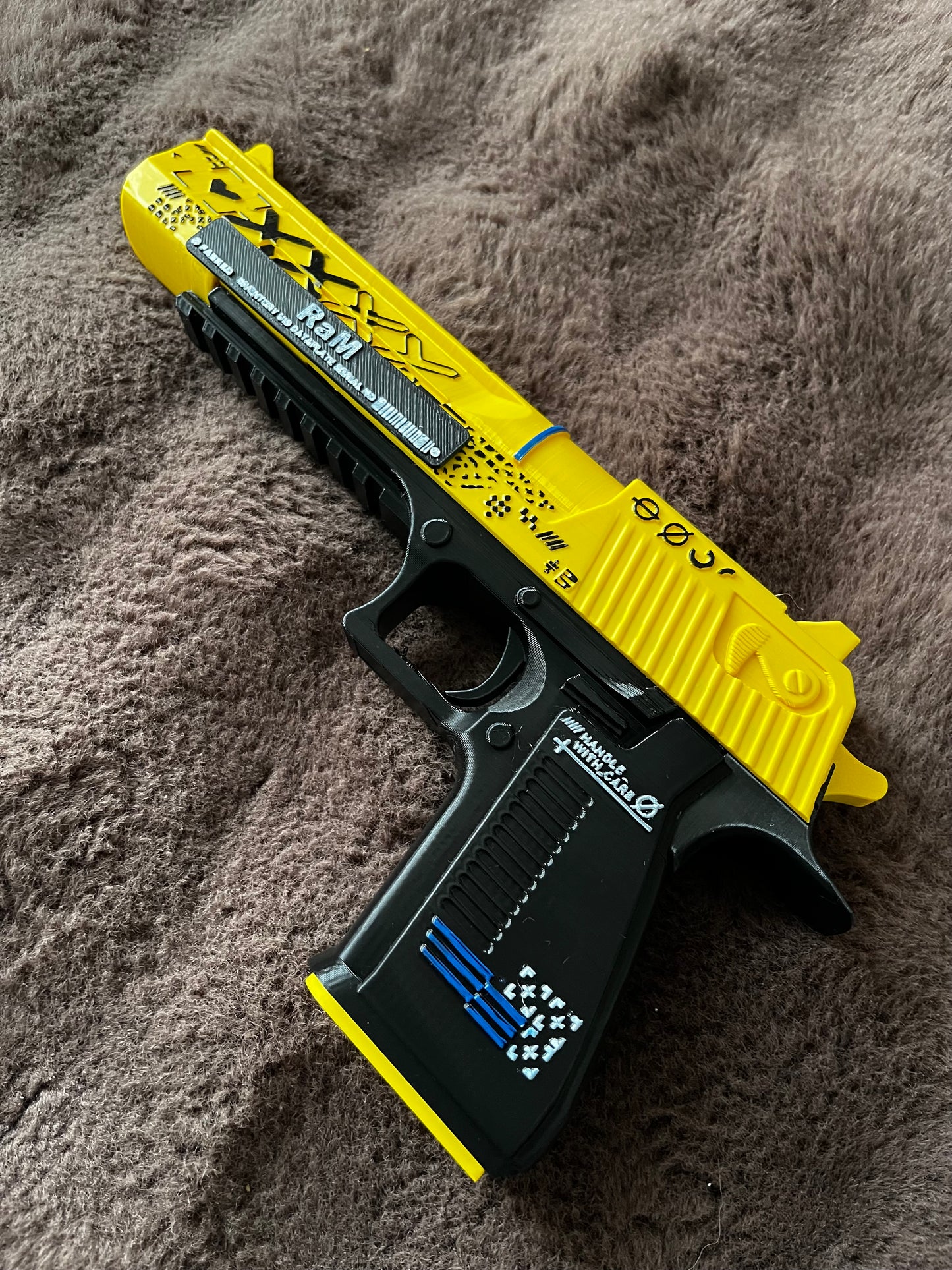 Yellow Print Deagle Toy
