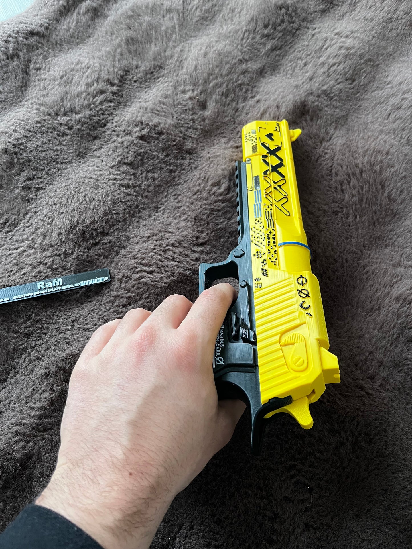 Yellow Print Deagle Toy