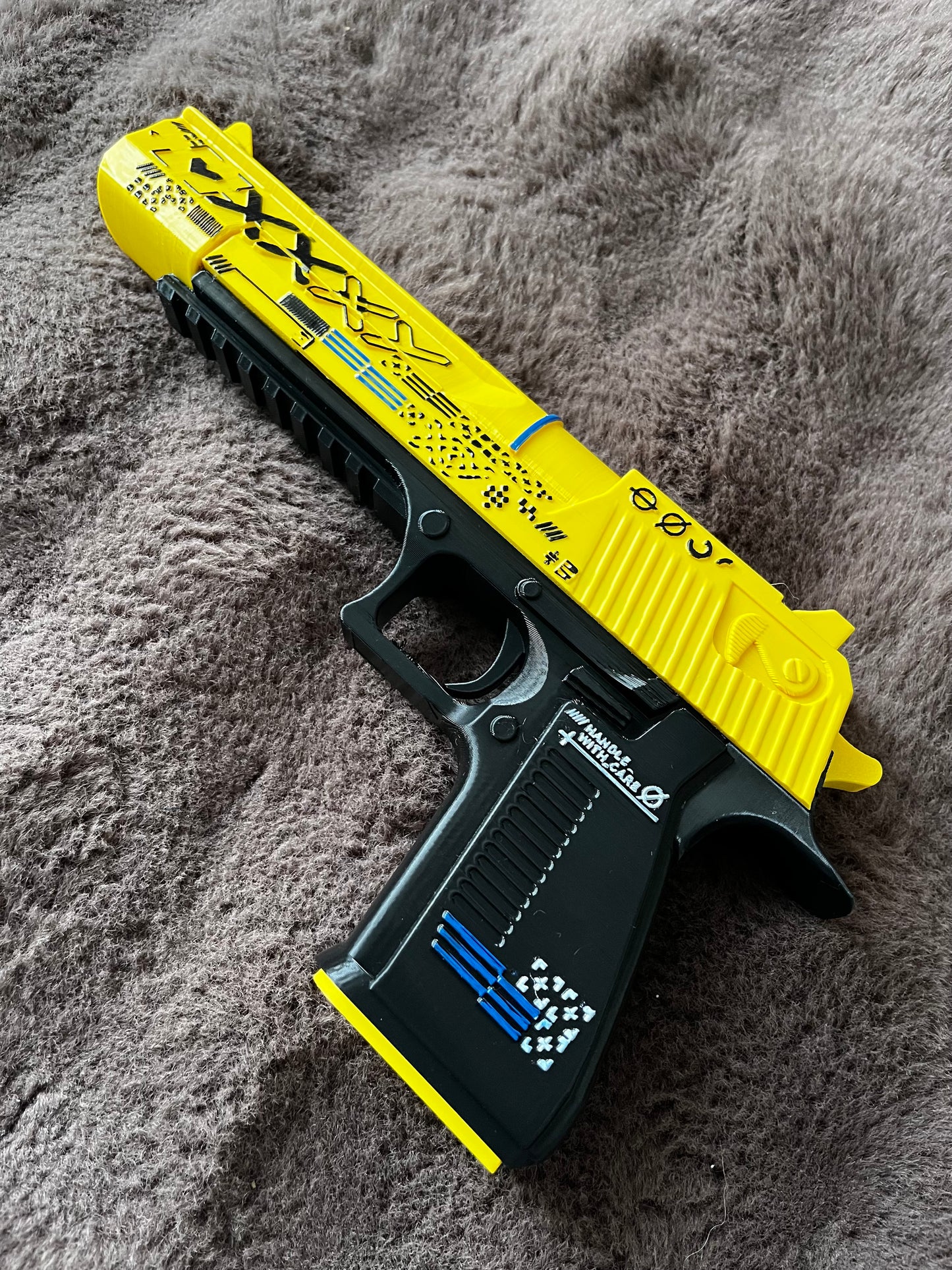 Yellow Print Deagle Toy