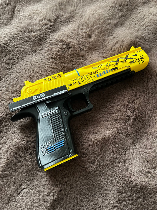Yellow Print Deagle Toy