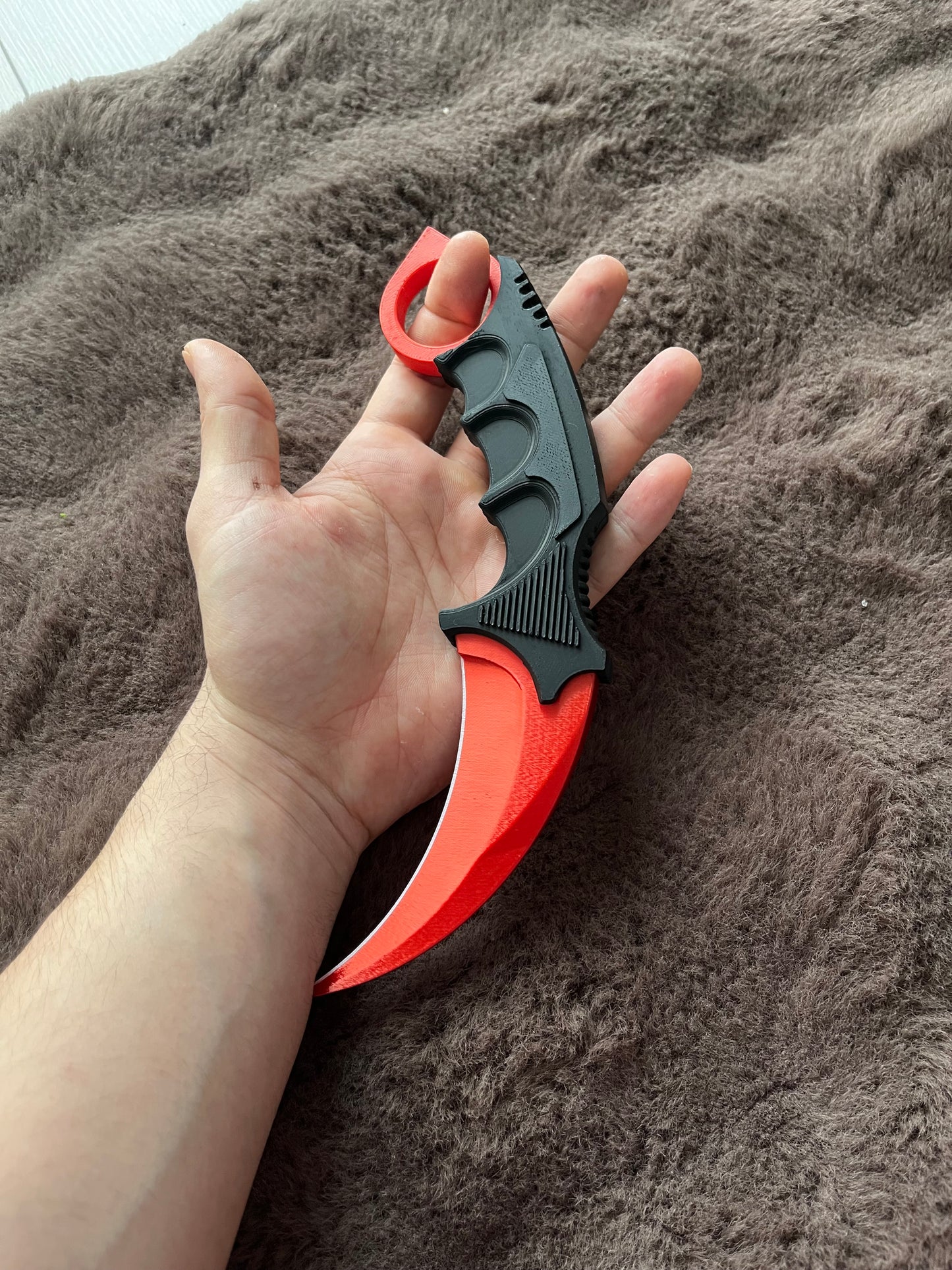 RUBY RED Karambit Toy