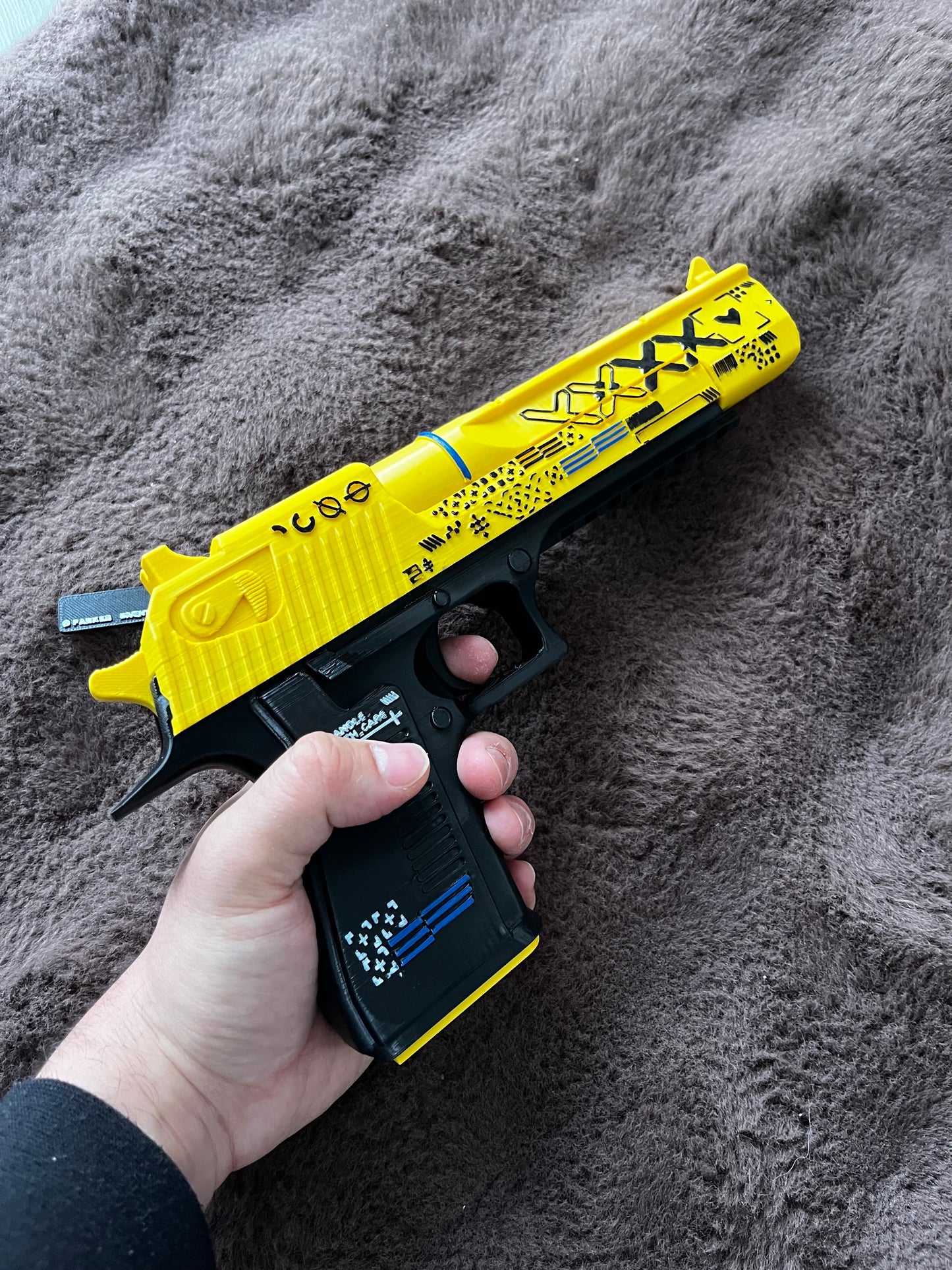 Yellow Print Deagle Toy