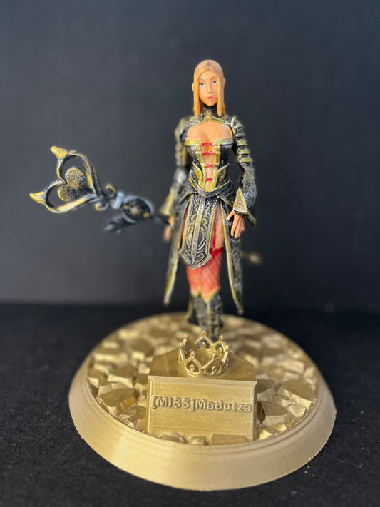 Female Shaman Trophy Black Clothing