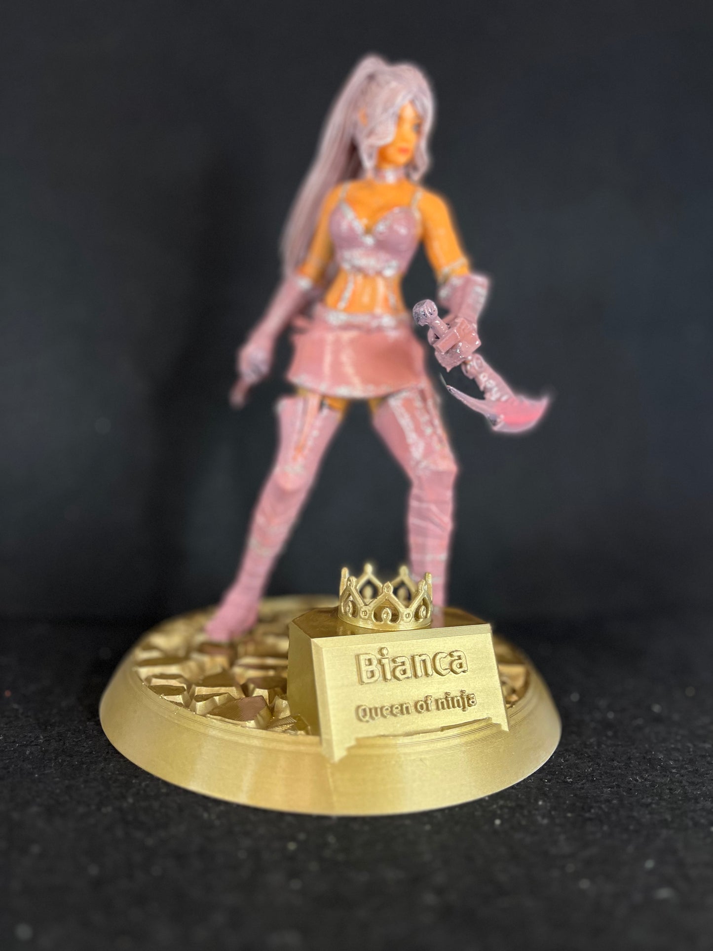 Pink Ninja Female Trophy