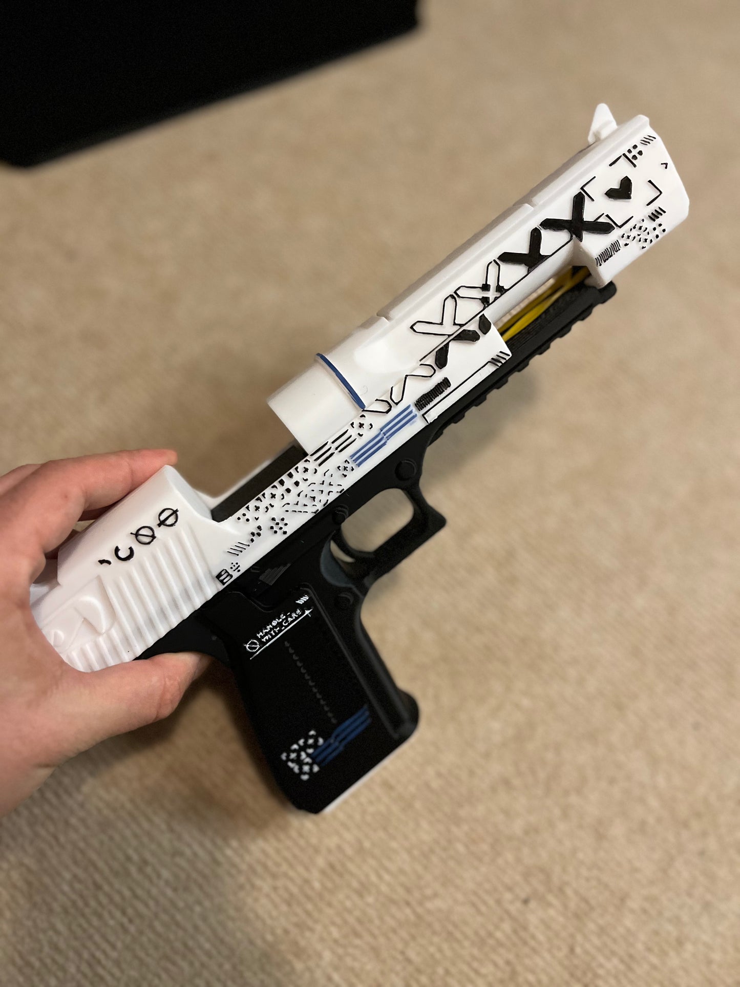 White Deagle Toy