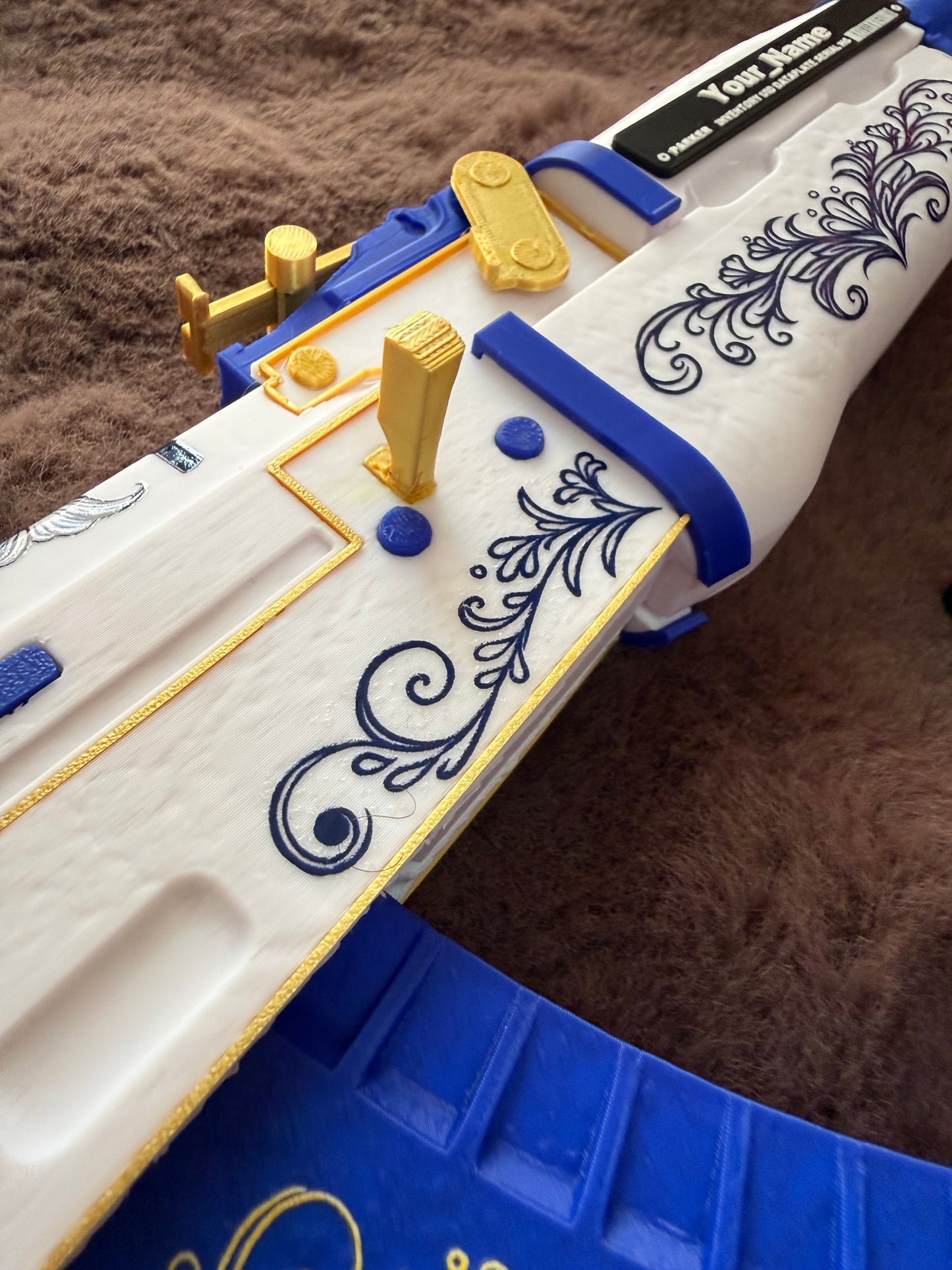 ROYAL Blue AK-47 Toy