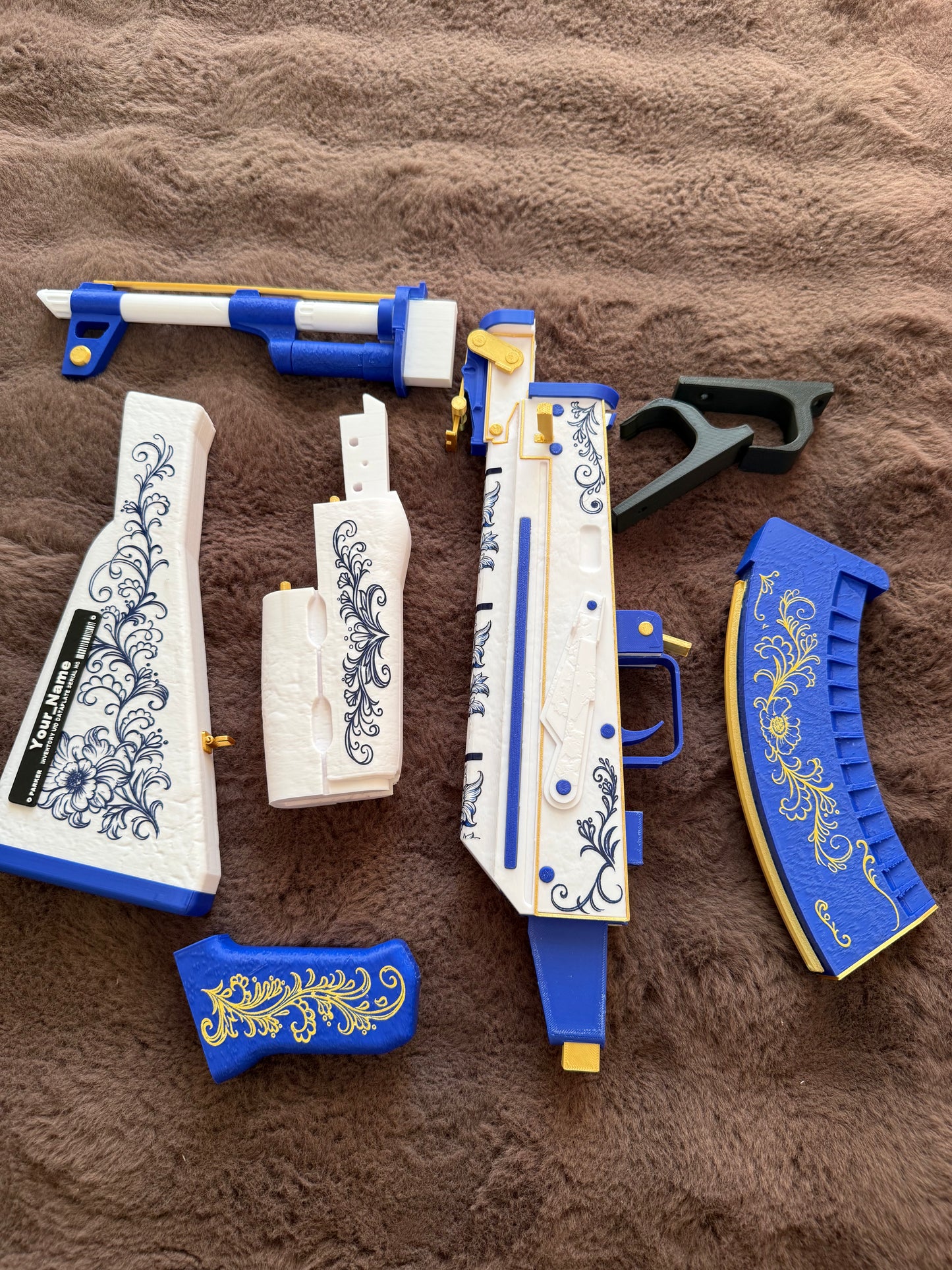 ROYAL Blue AK-47 Toy