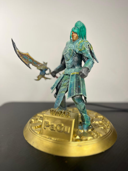 Warrior Trophy Blue Steel Armour