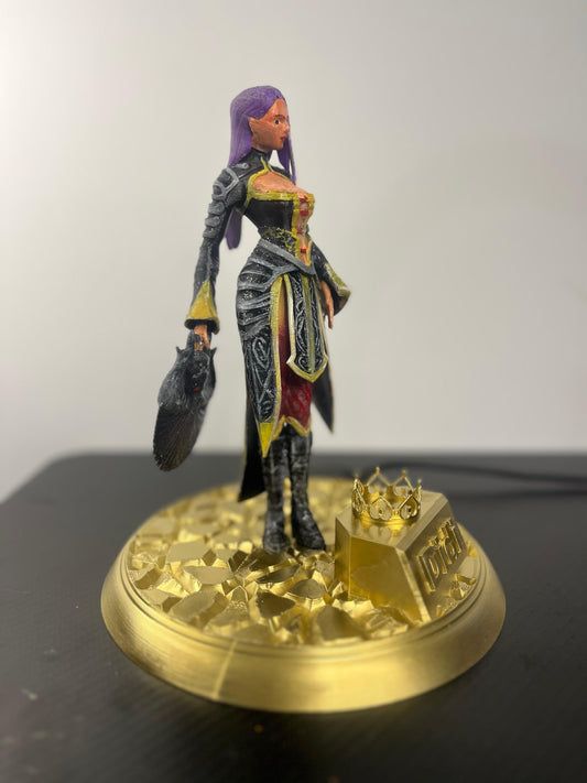 Female Shaman Trophy Black Clothing
