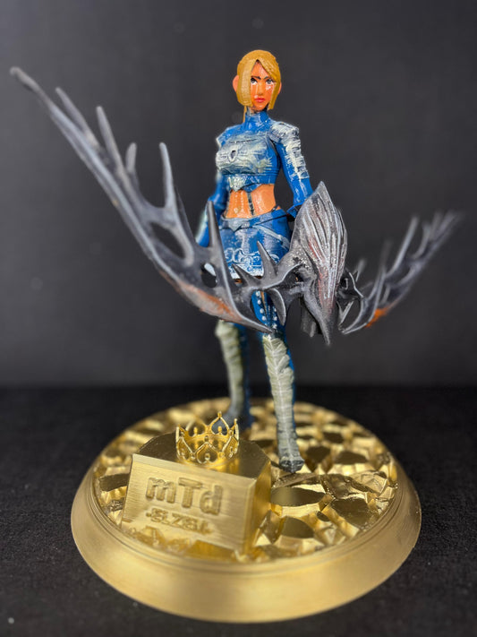 Ninja Female Trophy Blue Suit