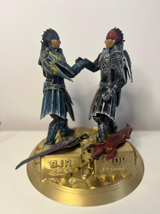 Warriors Shaking Hands