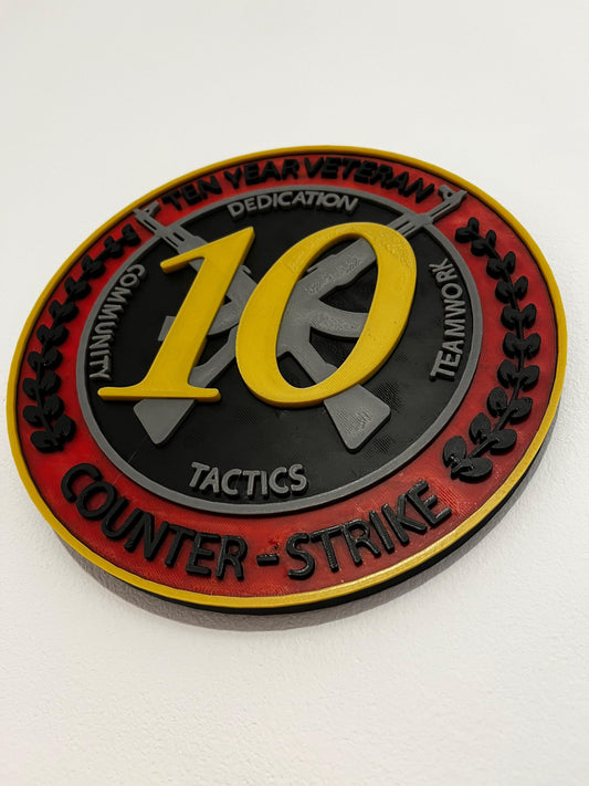 VETERAN SHOOTER COIN 20cm