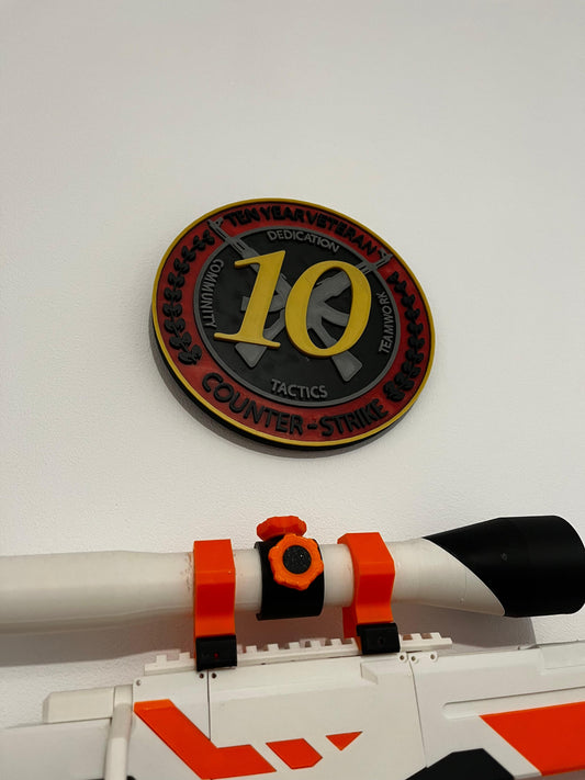 VETERAN SHOOTER COIN 20cm