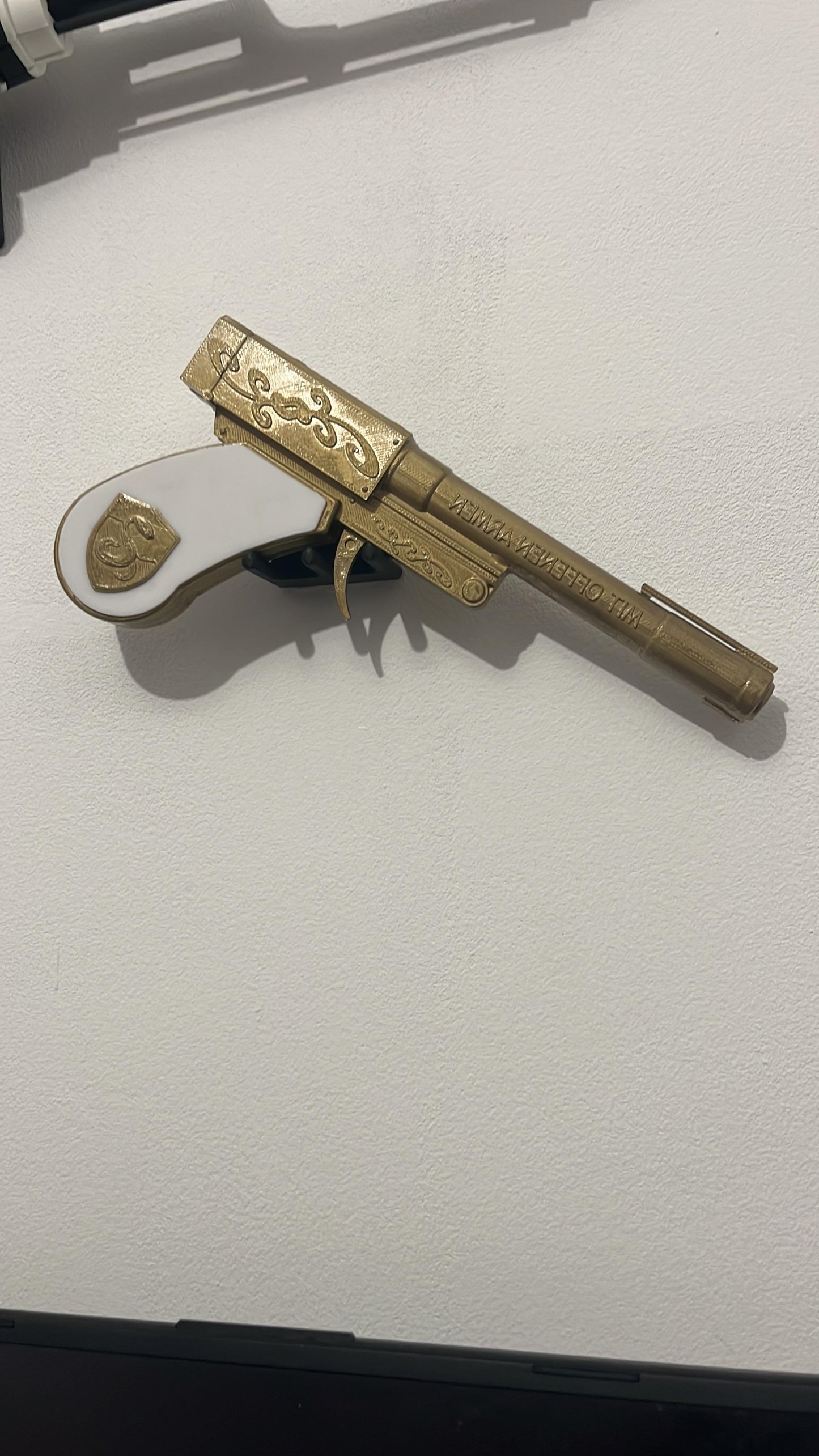Golden Pistol Toy