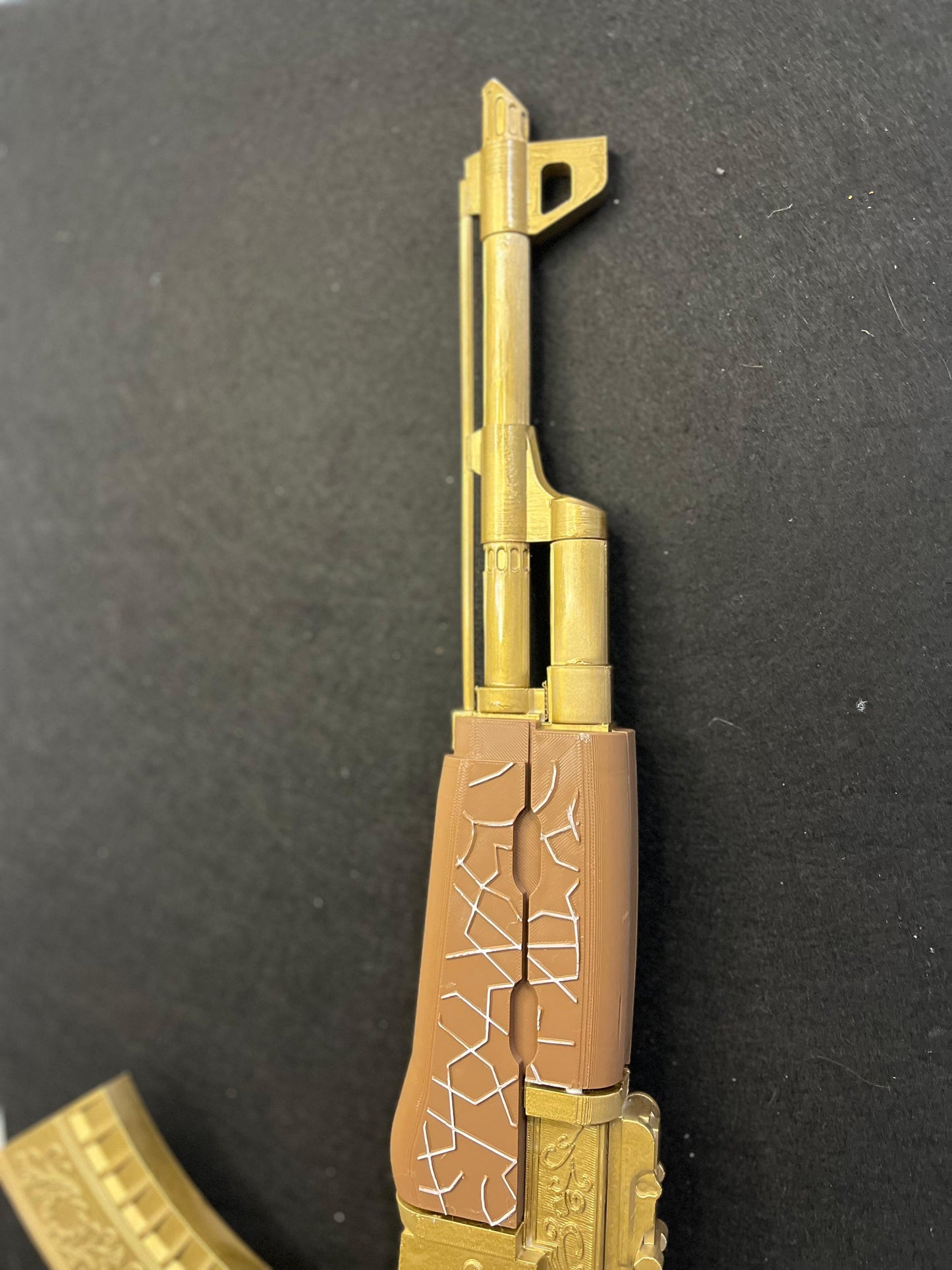 Gold AK-47 Toy