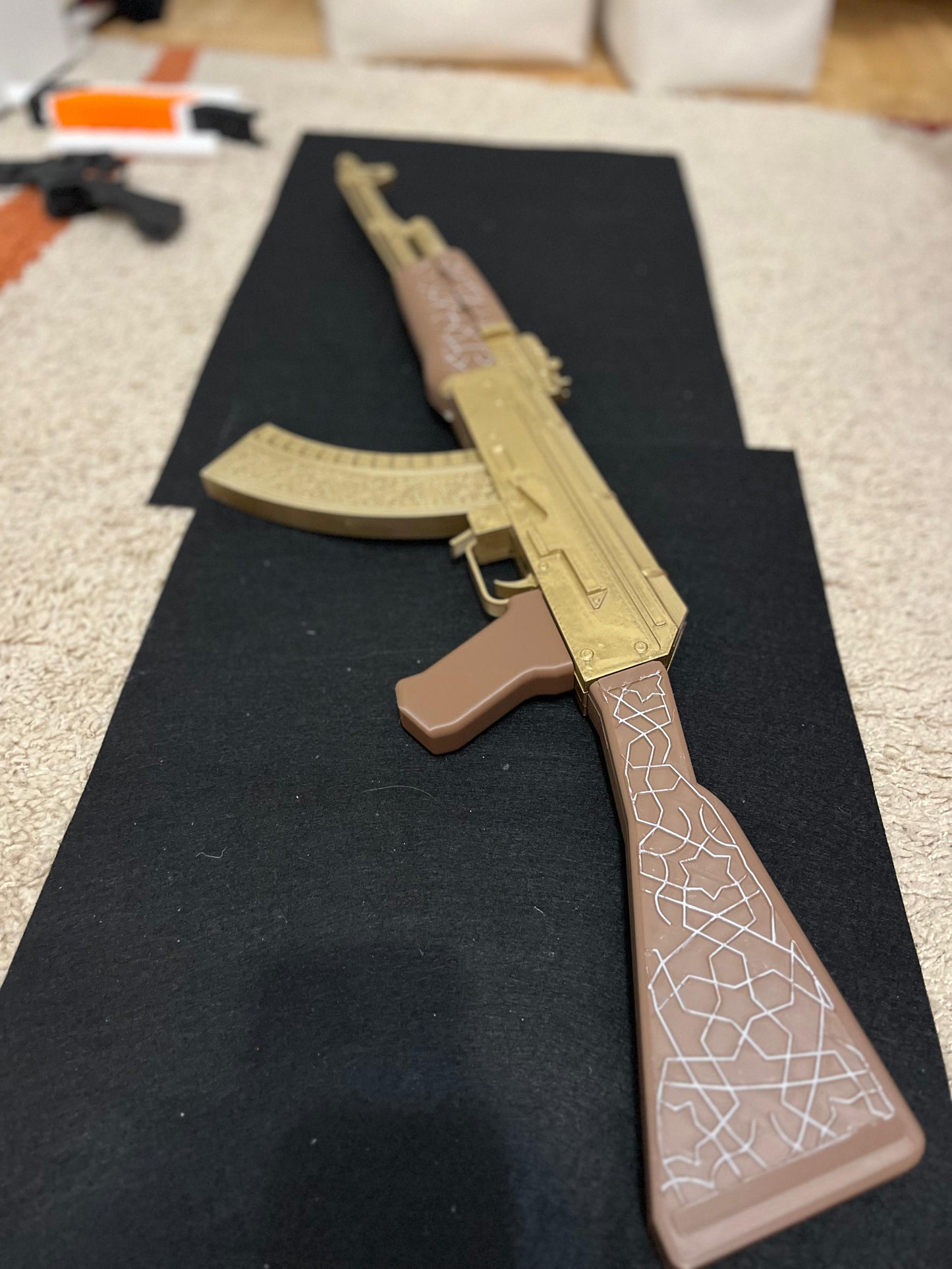 Gold AK-47 Toy