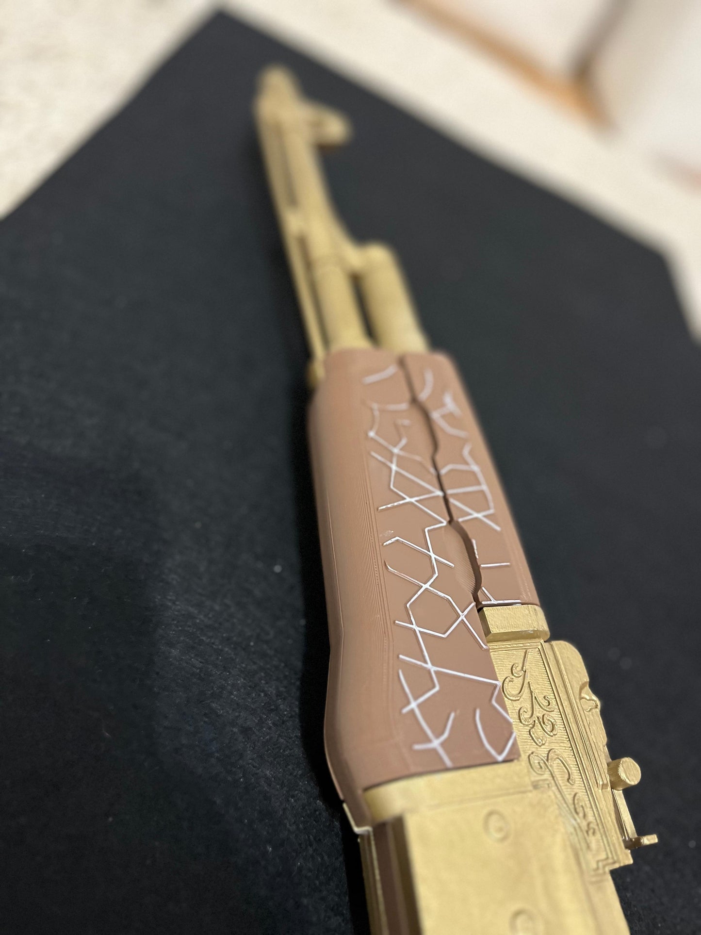 Gold AK-47 Toy