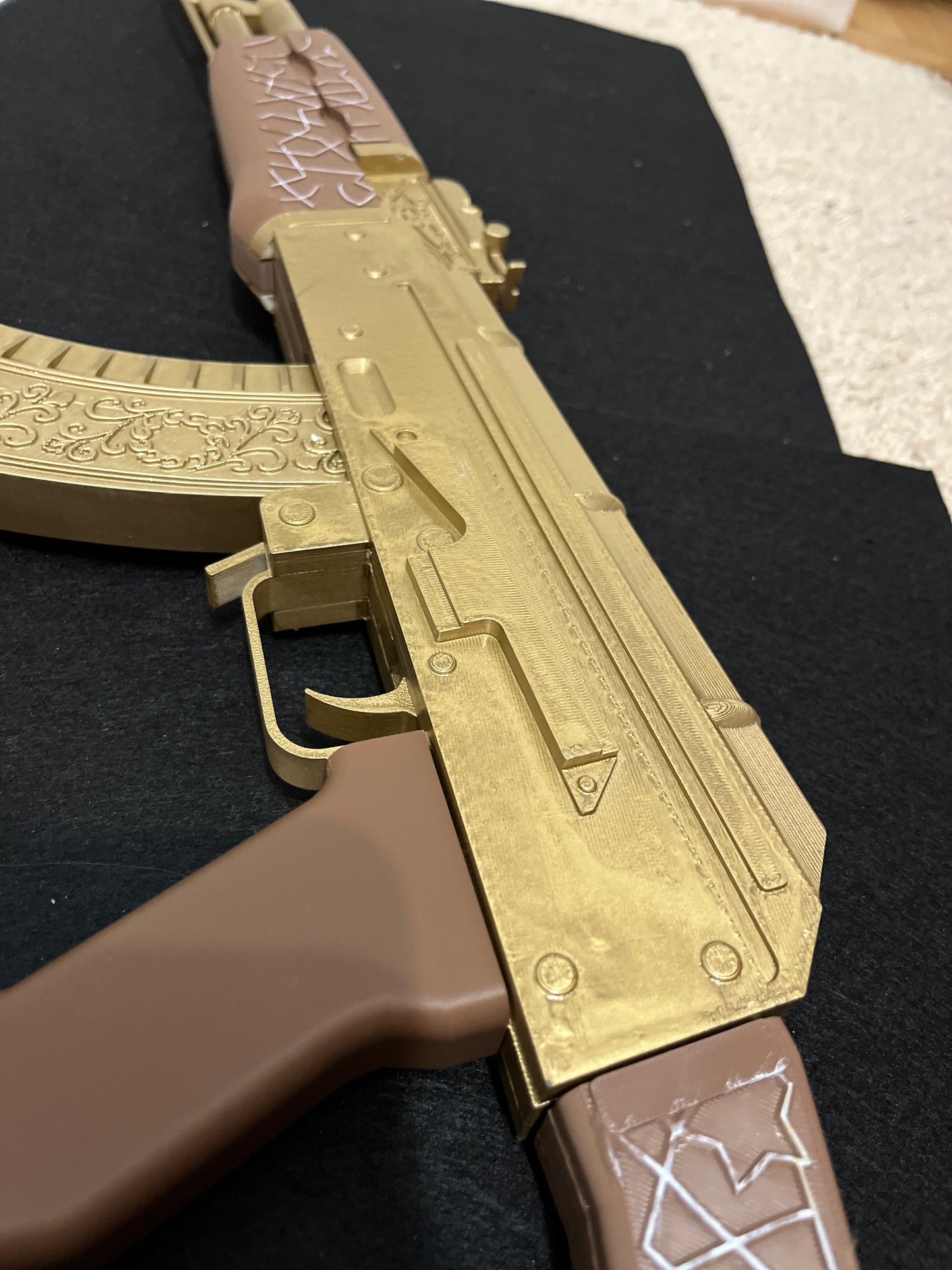 Gold AK-47 Toy