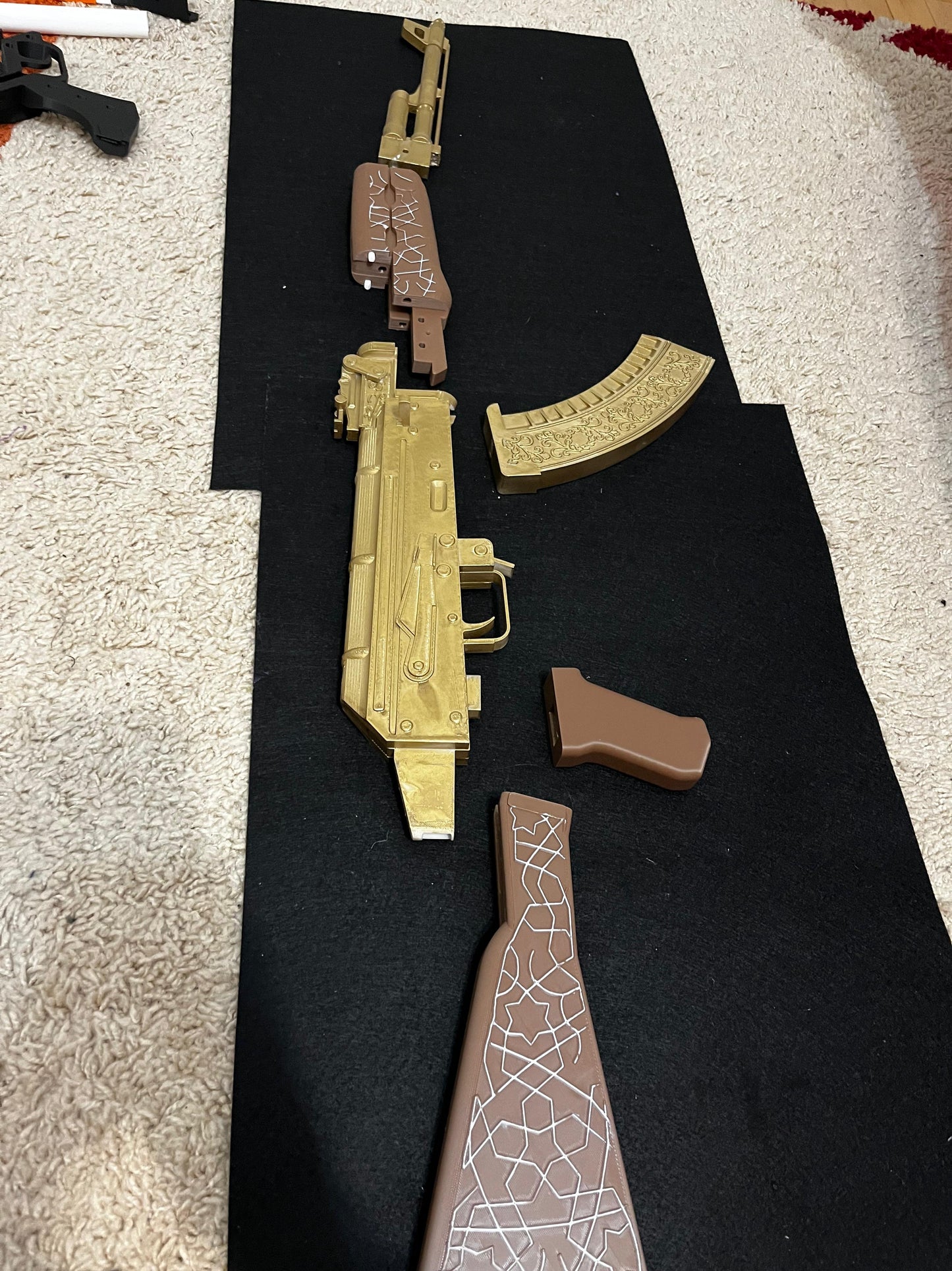 Gold AK-47 Toy