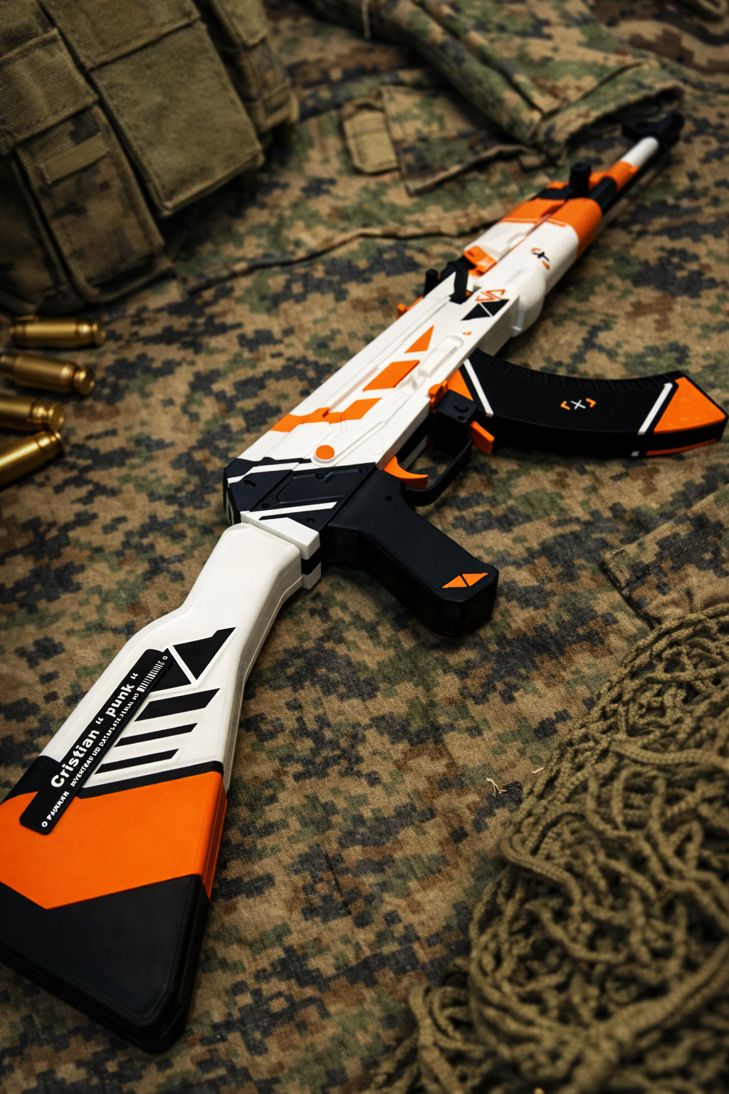 Orange AK-47 Toy