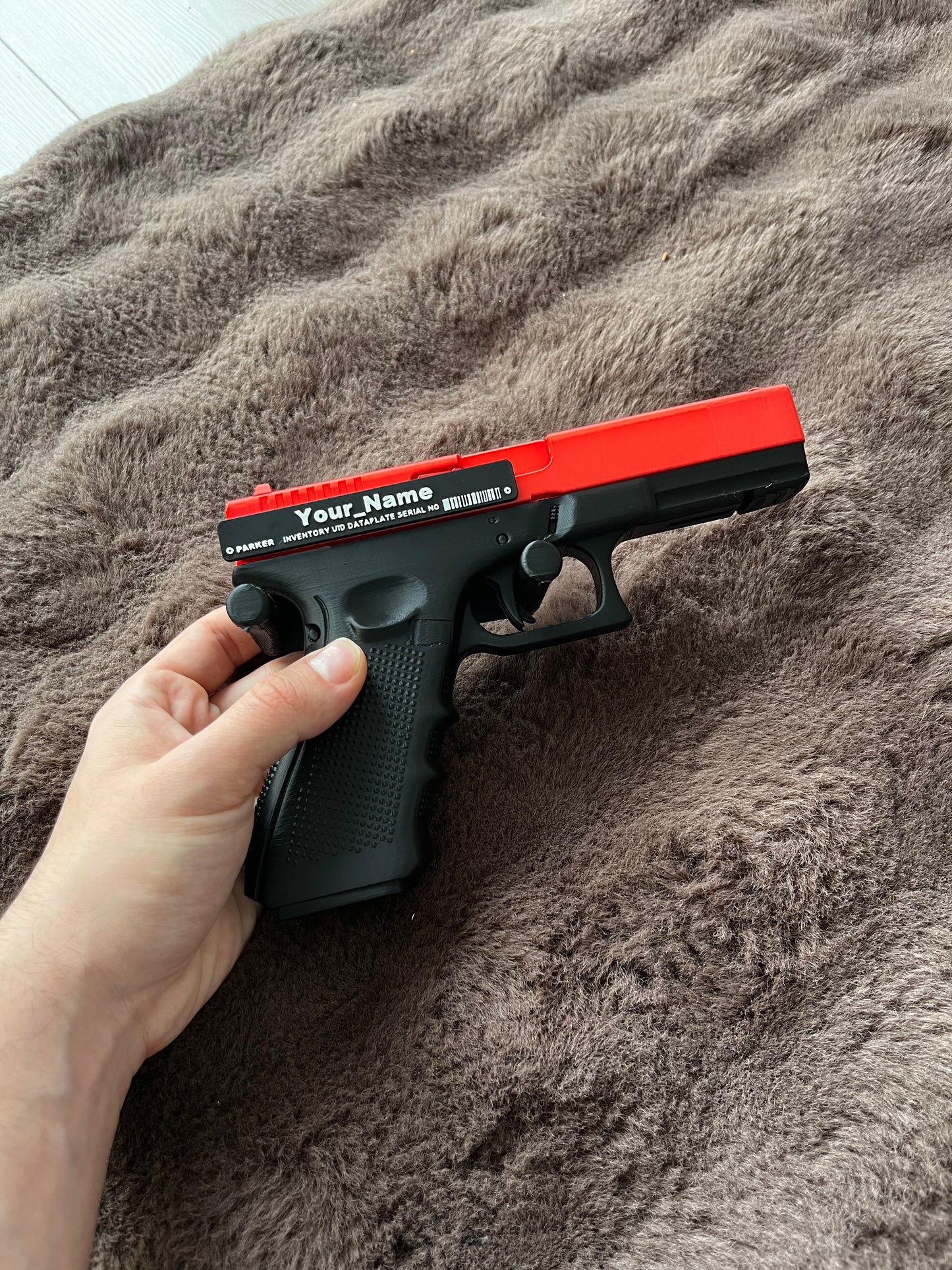 Candy Red Glock Toy