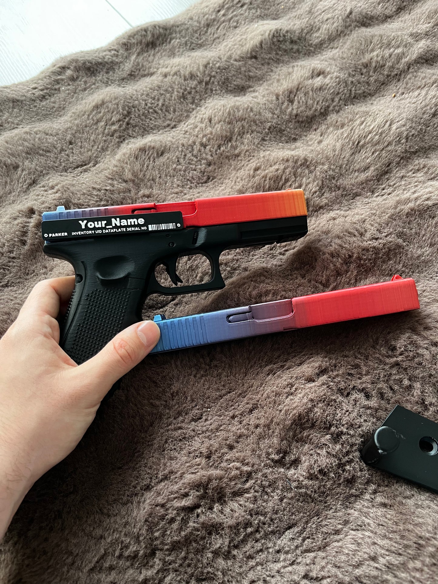 Rainbow Glock Toy