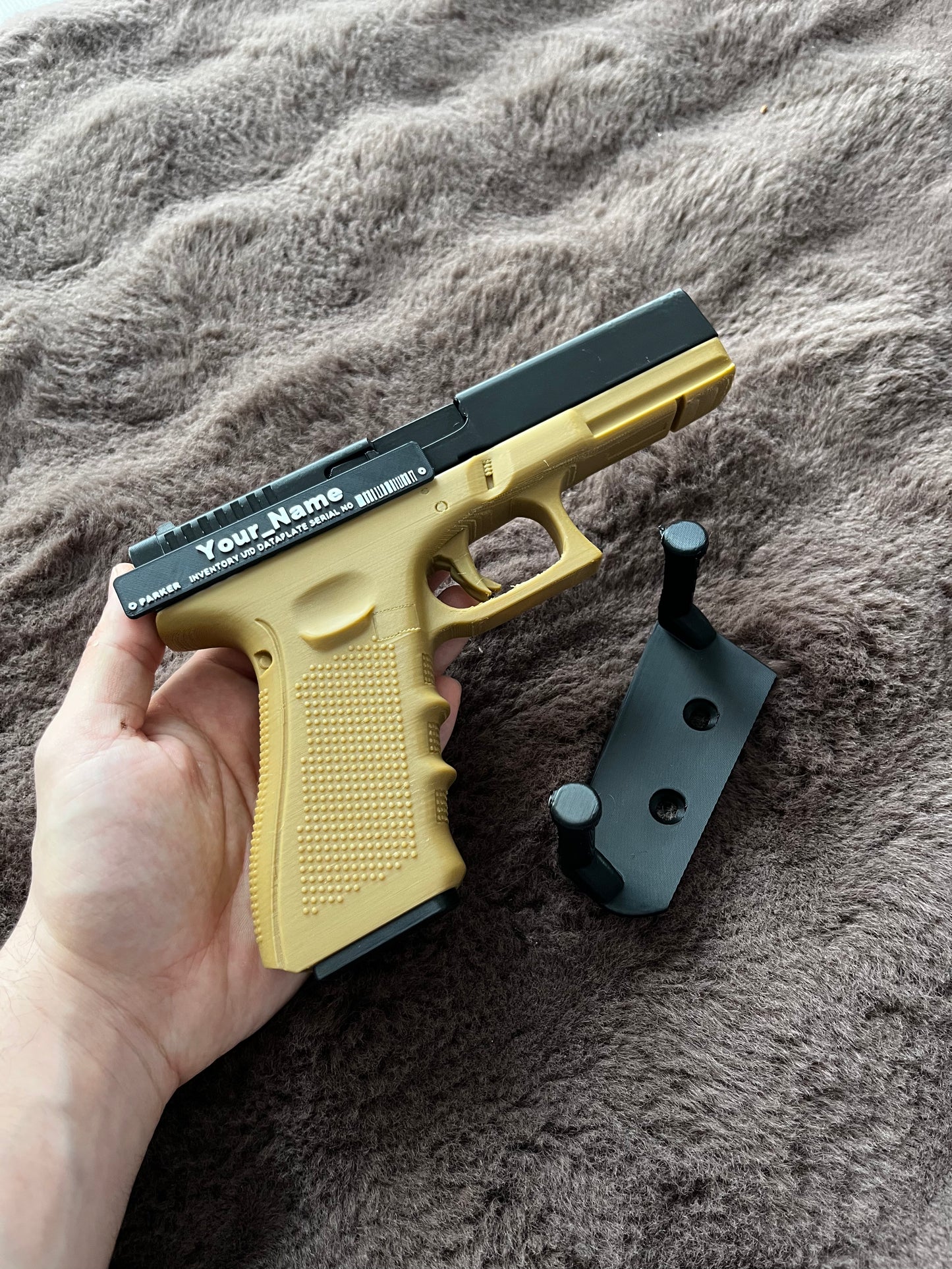 Brown Glock Toy