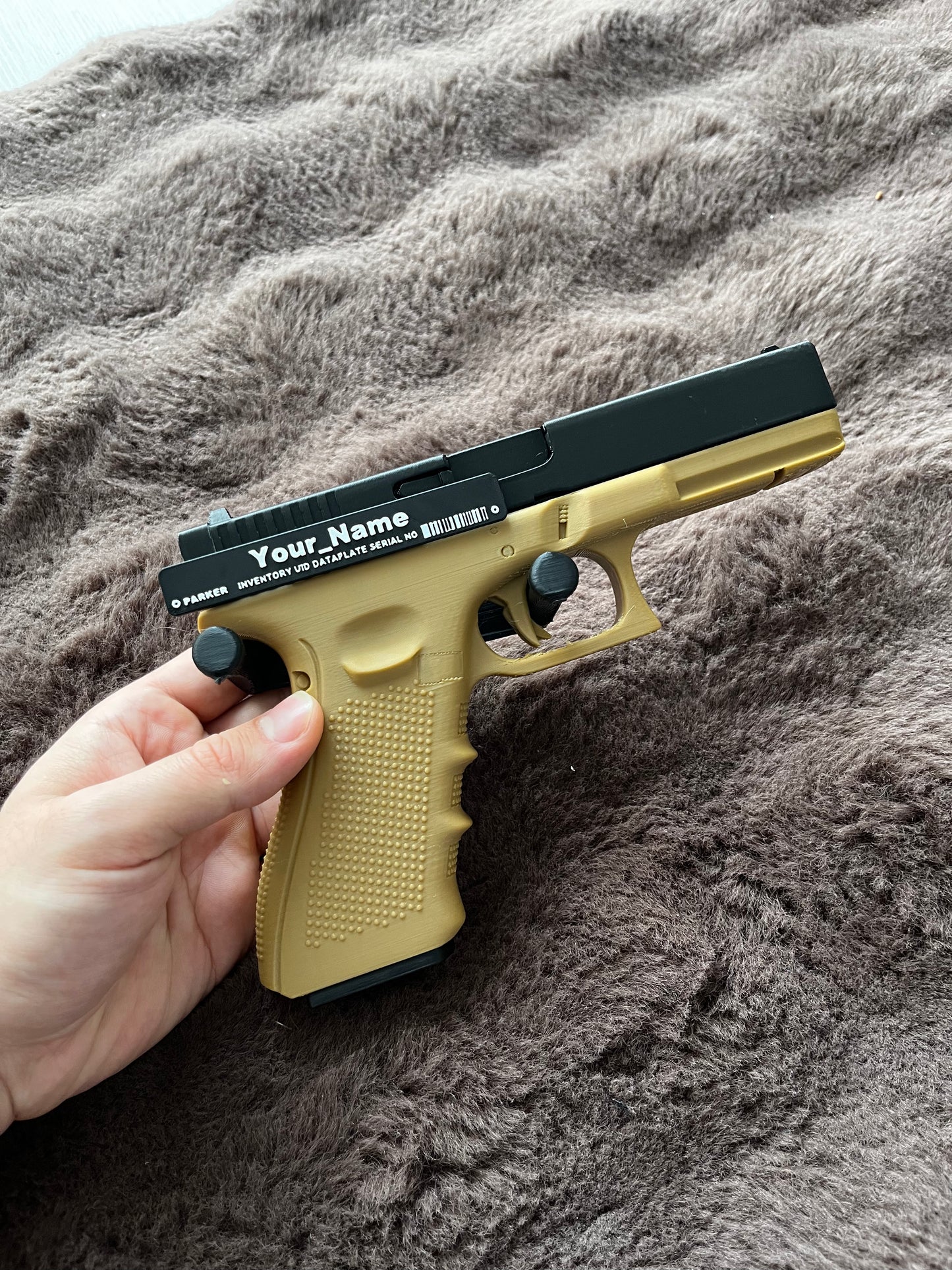 Brown Glock Toy
