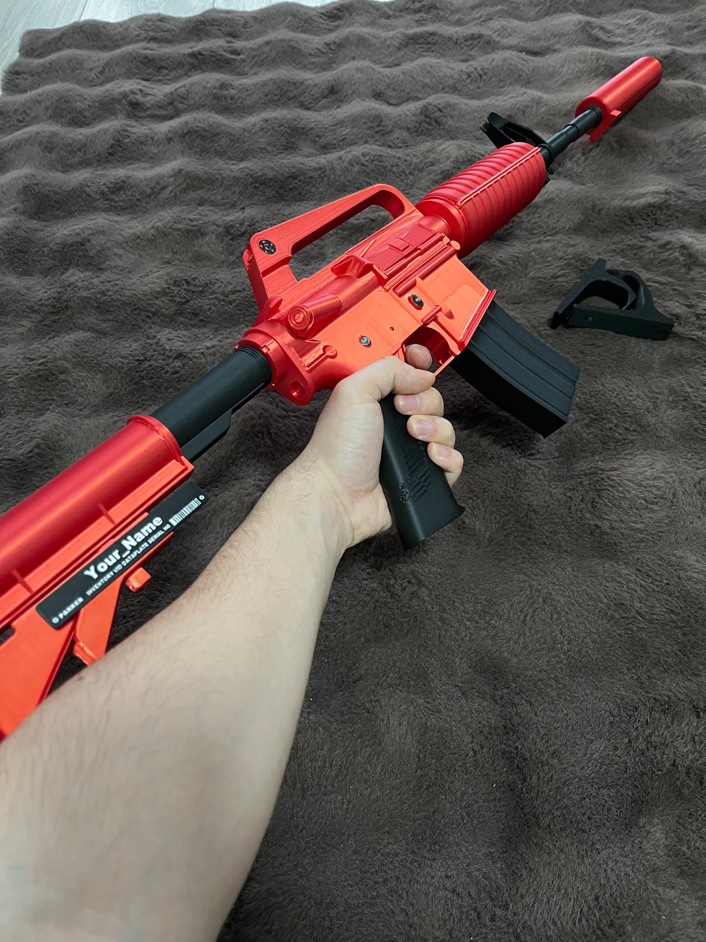 Hot Red Metal M4A1-S Toy