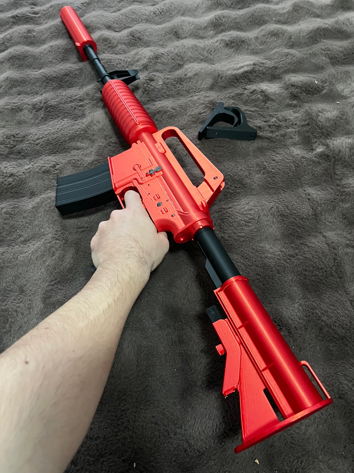 Hot Red Metal M4A1-S Toy