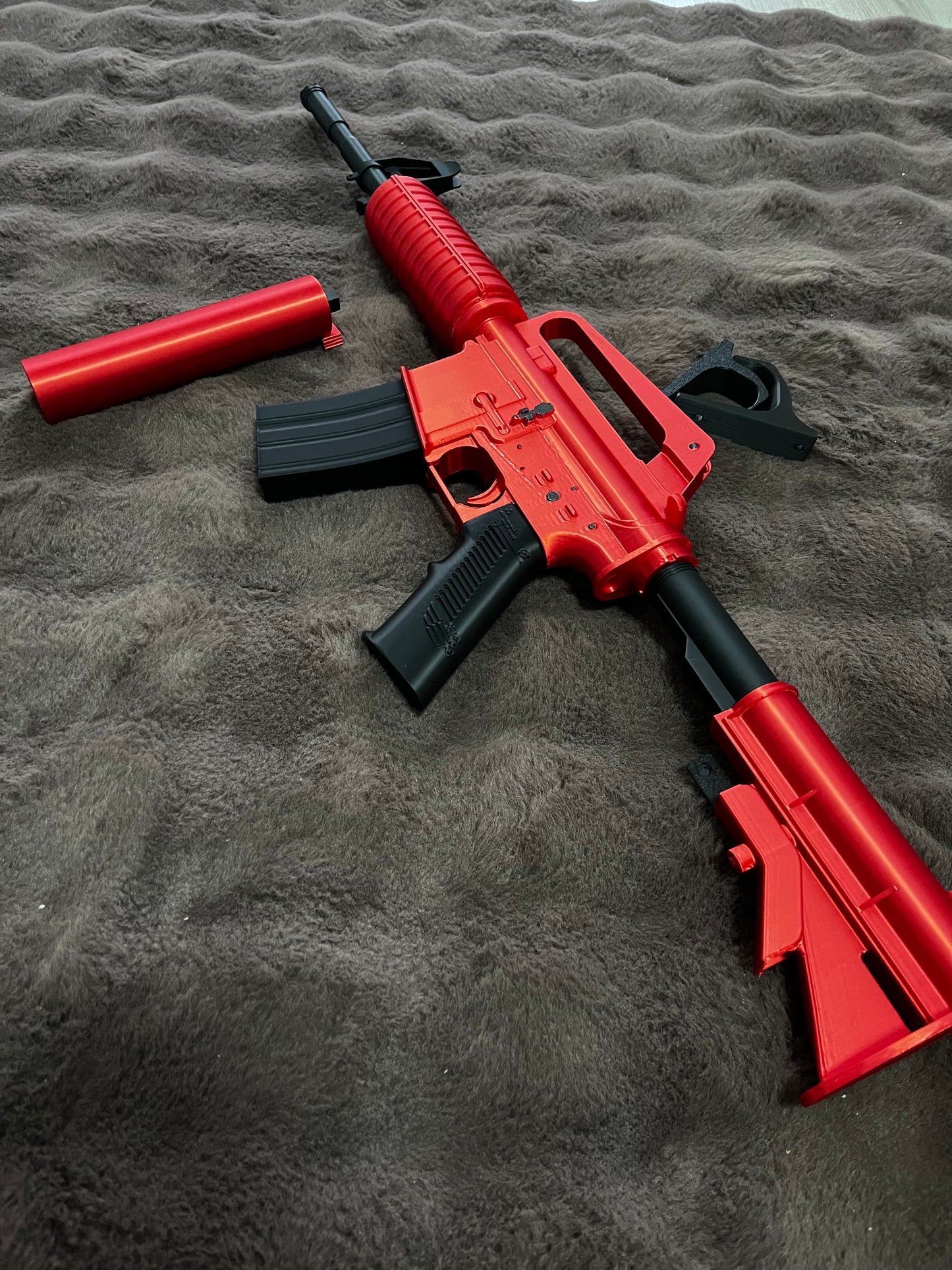 Hot Red Metal M4A1-S Toy