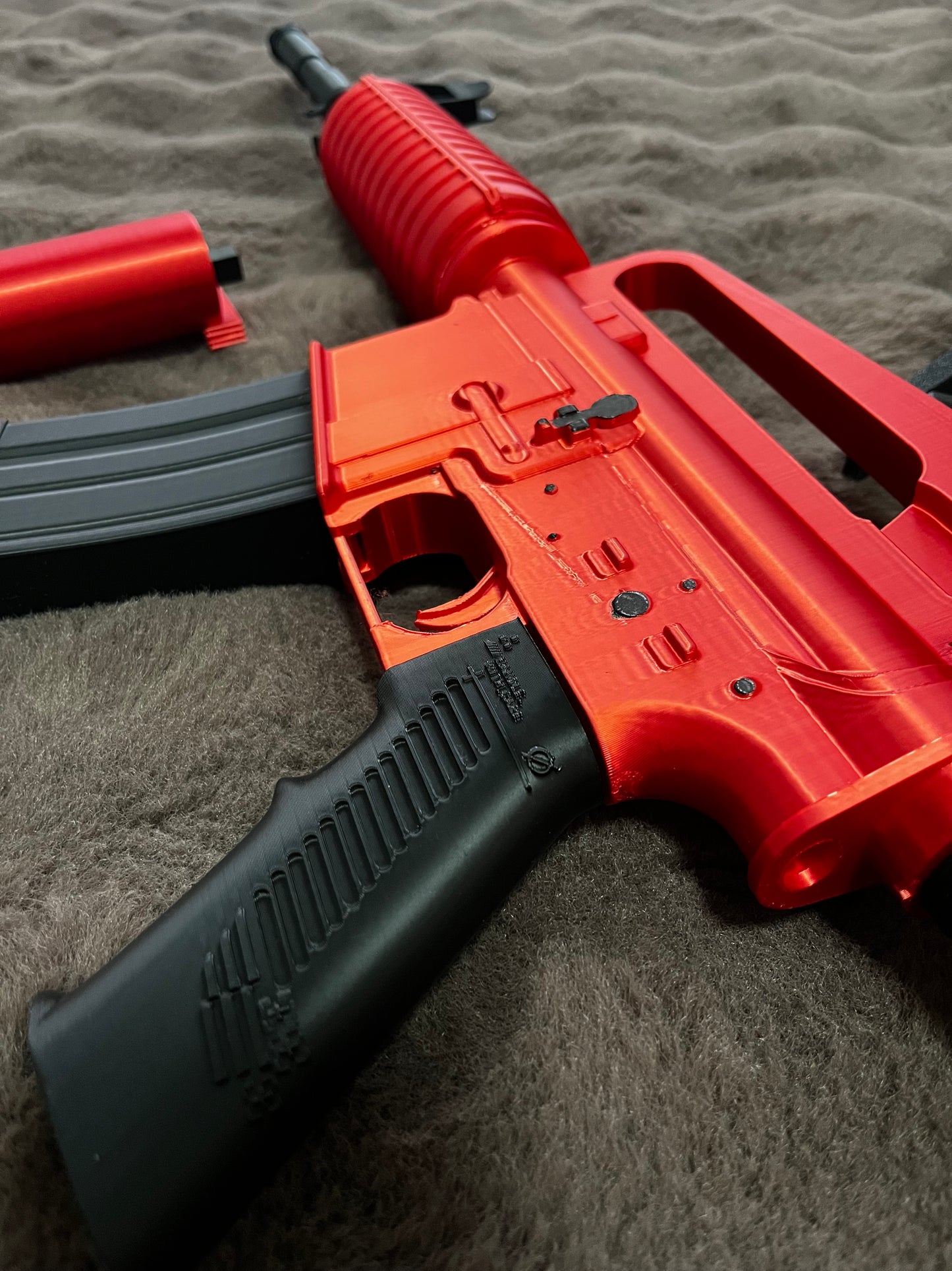 Hot Red Metal M4A1-S Toy
