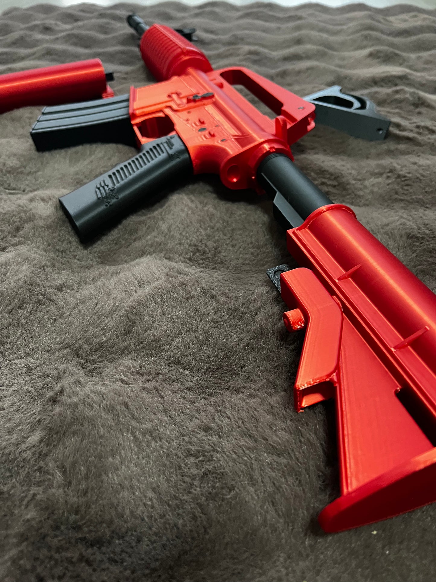 Hot Red Metal M4A1-S Toy