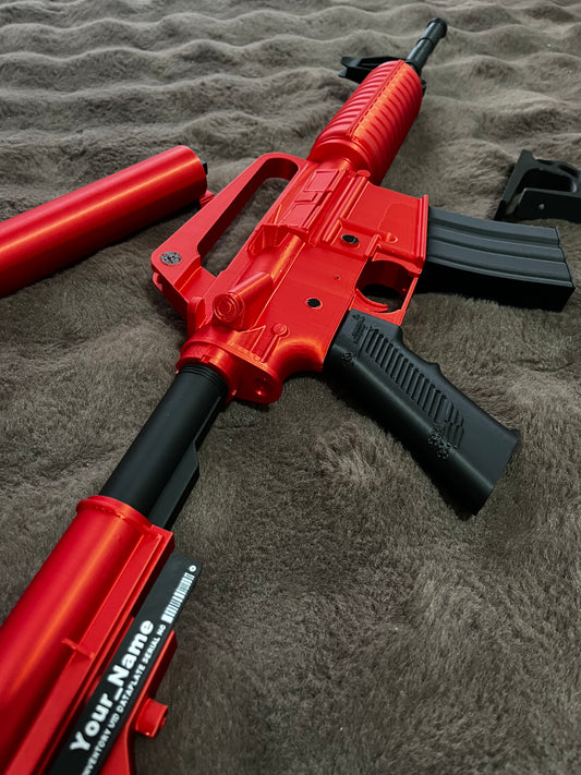 Hot Red Metal M4A1-S Toy