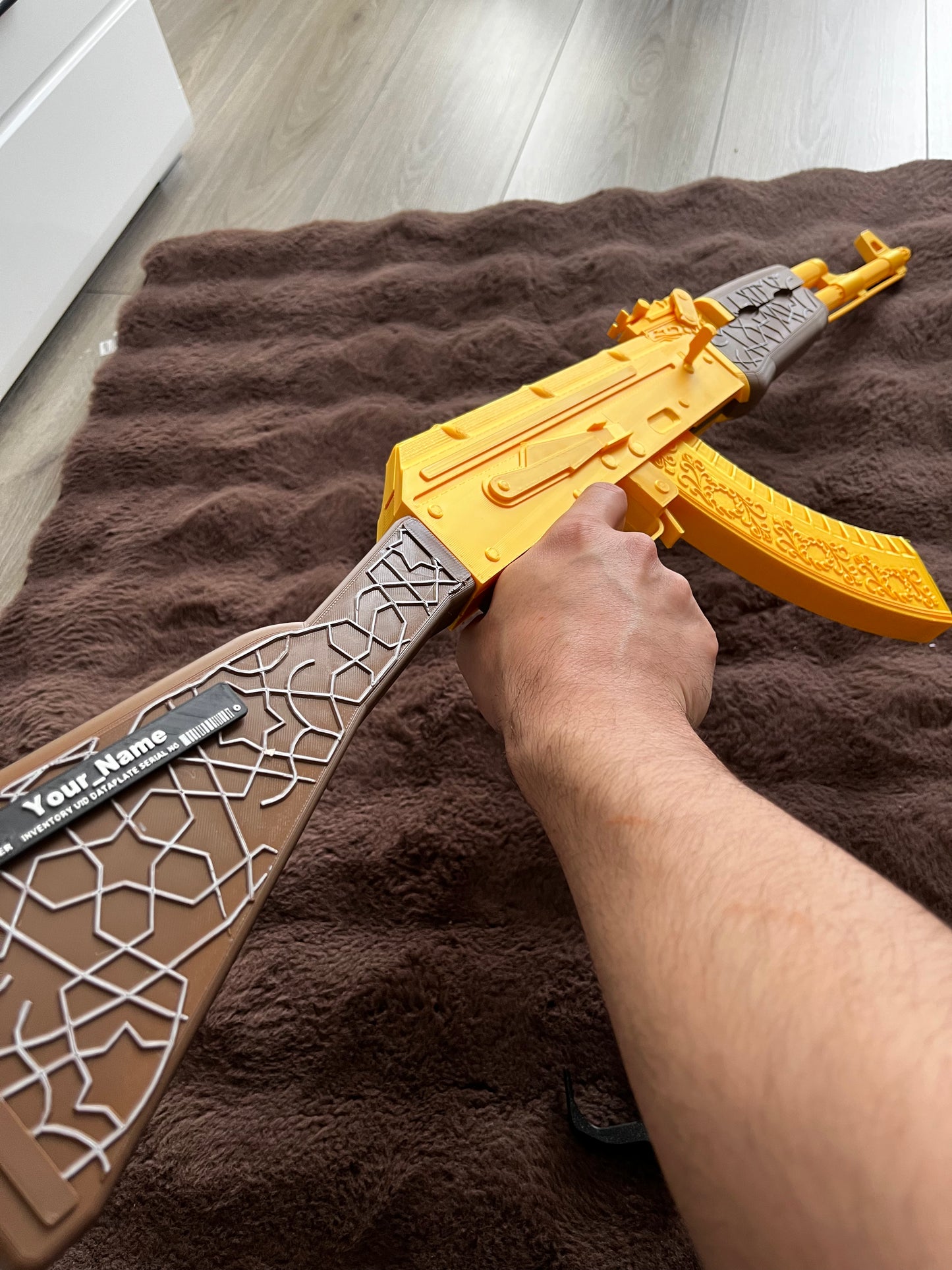Gold AK-47 Toy